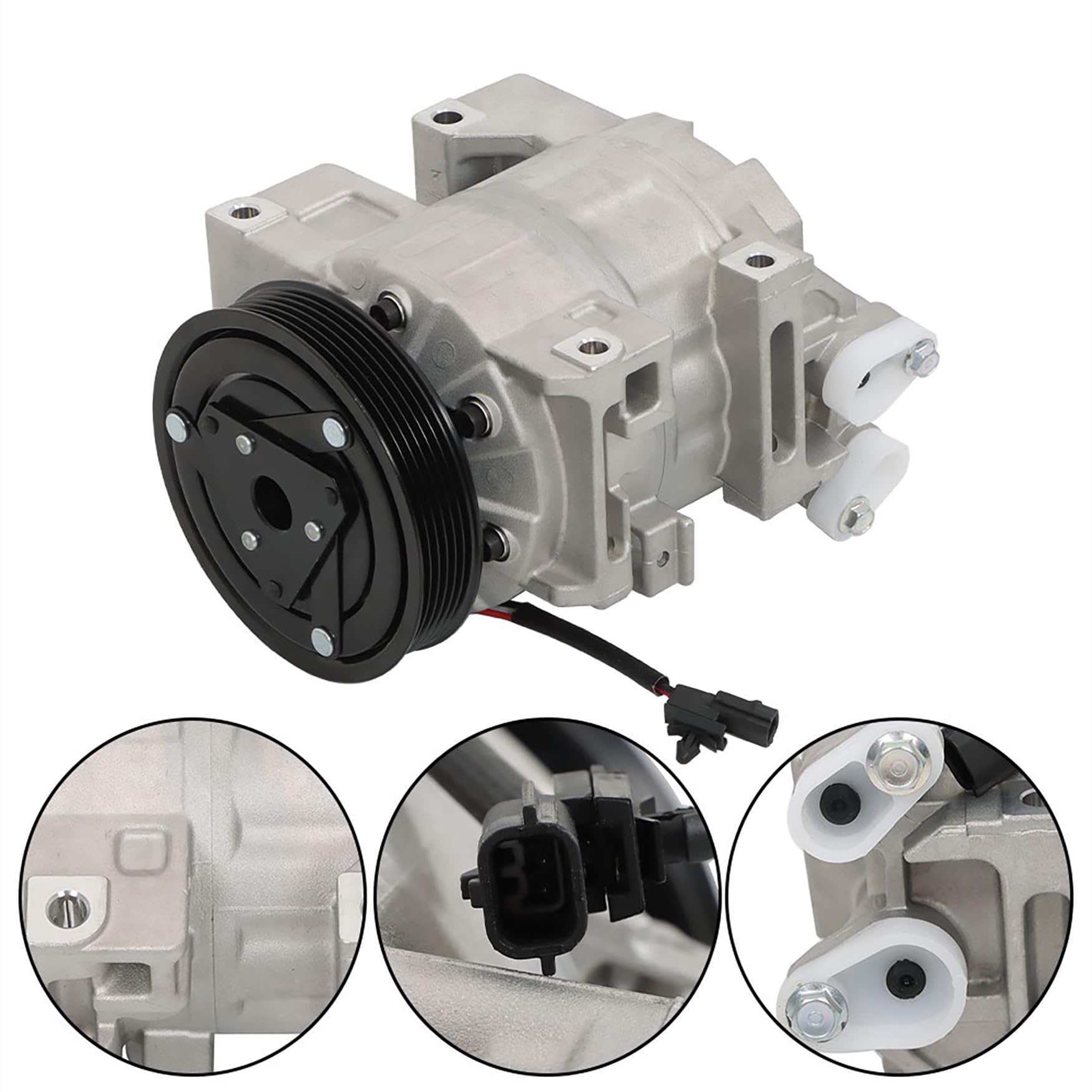 WFLNHB AC Compressor with Clutch Replacement for Nissan Altima Sentra 2.5L 2007-2012 CO 10886C 92600JA00A