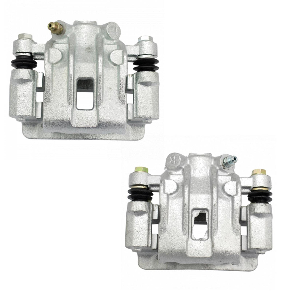 Trq Rear Brake Caliper Set Compatible With 2006-2007 Hyundai Accent 2010-2013 Kia Forte Forte Koup Rio Rio5