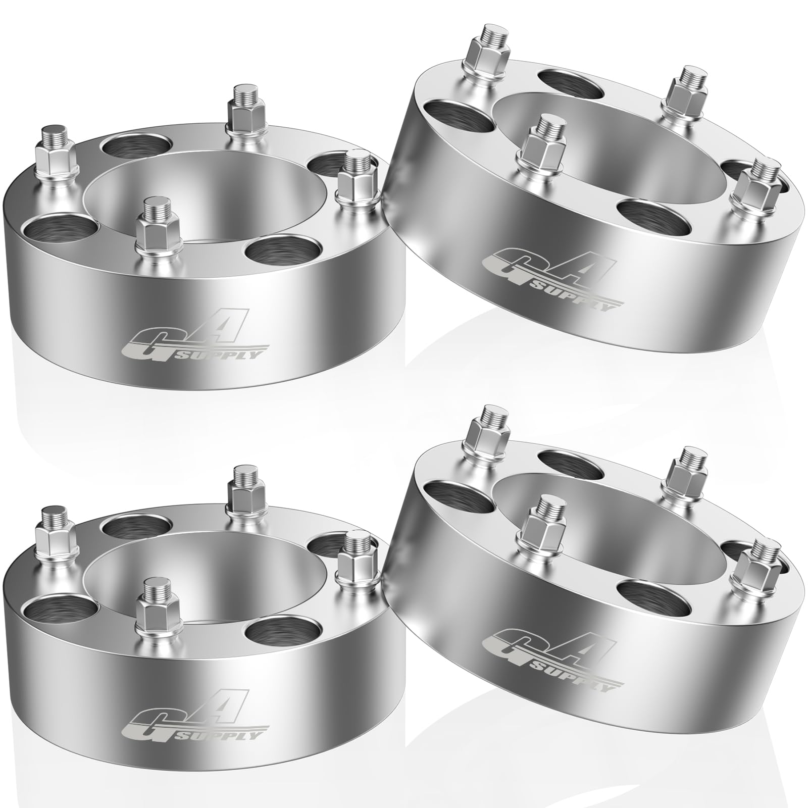 GAsupply 2'' 4x137 ATV Wheel Spacers 10x1.25 Studs Fit for CAN-AM Commander Outlander Kawasaki Mule, 4 Lug 4x137mm 50mm Wheel Sp