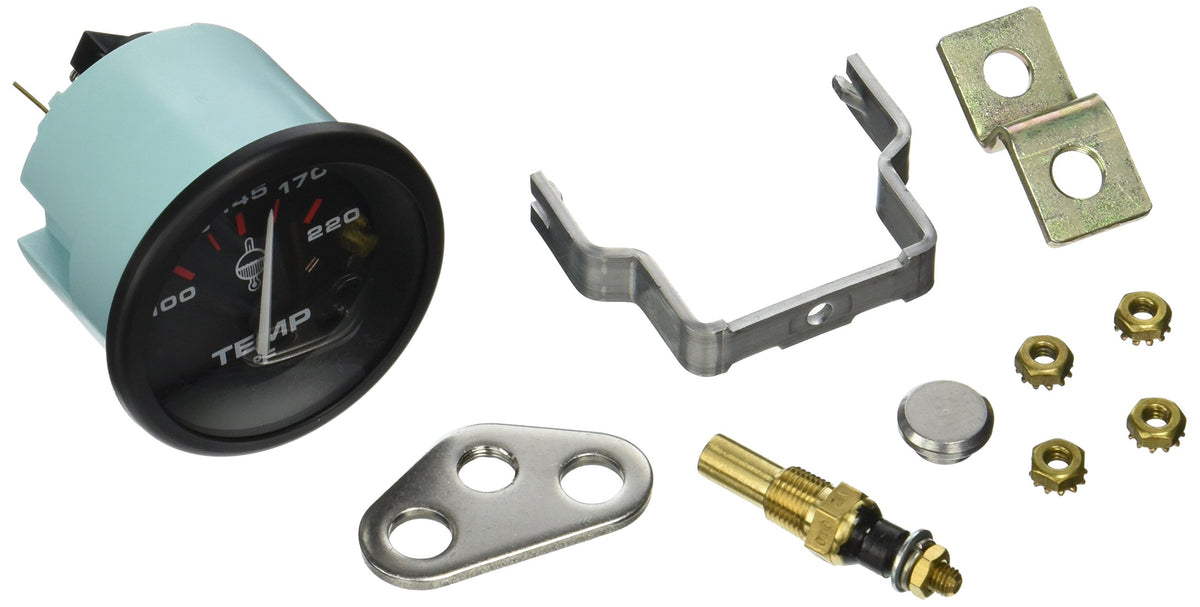 Sierra International 58862P Amega Domed Outboard 100 To 220 Degree F Range Water Temp Kit, 2
