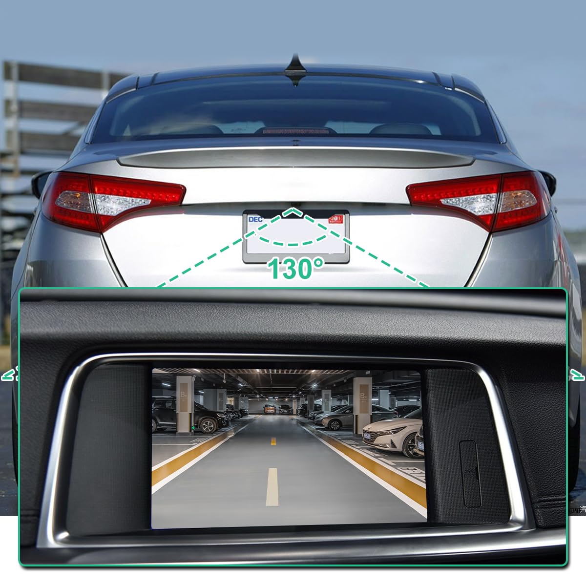 95760-2T101 Backup Camera Rear View Safety Parking Assist For Kia Optima Hybrid 2011-2013, Replace Oe# 95760-2T001 By Greenyi