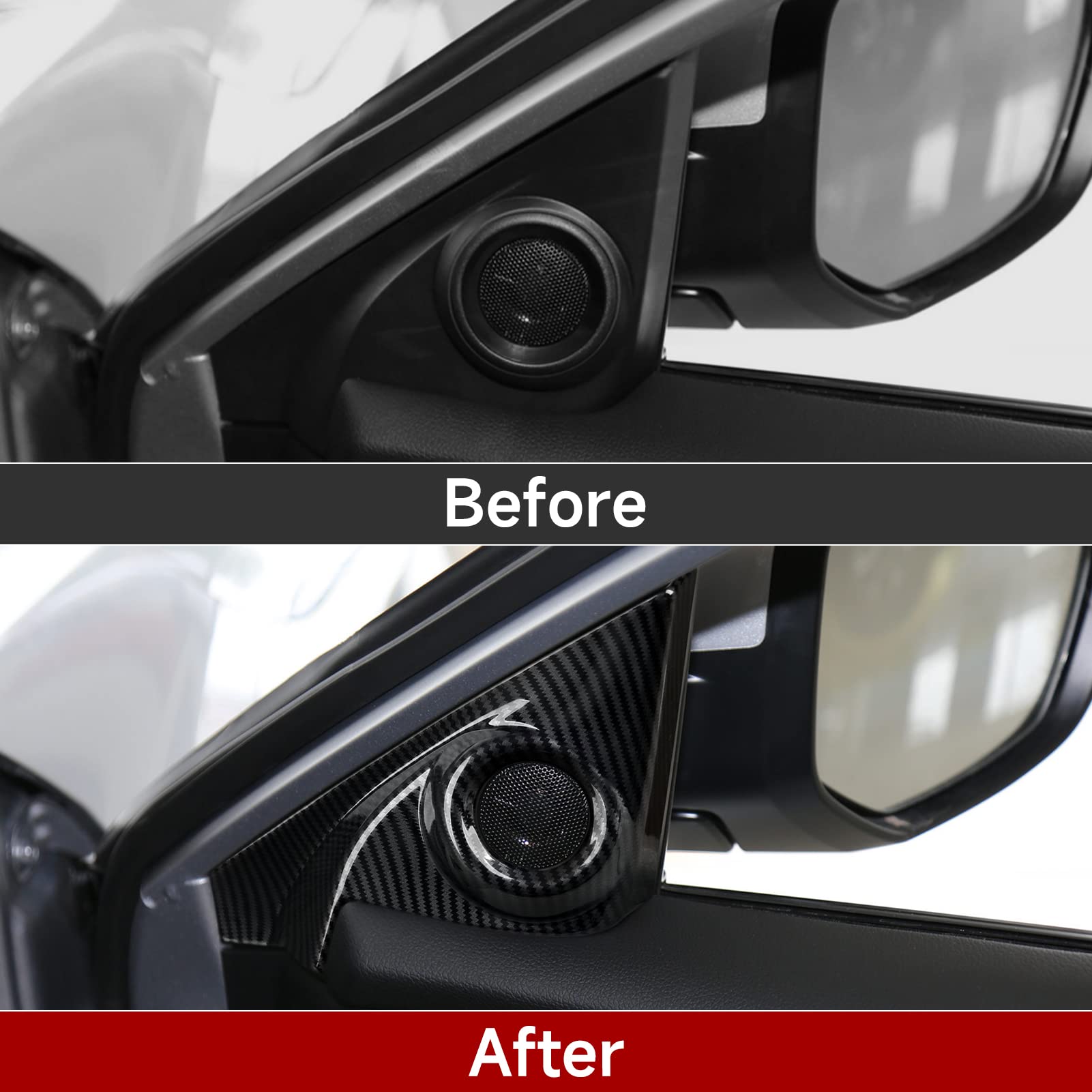 BRMYL Car Air A/C Vent Outlet Cover Decals for Honda Civic 2016 2017 2018 2019 2020 2021 10th Gen Accessories ABS Carbon Fiber S