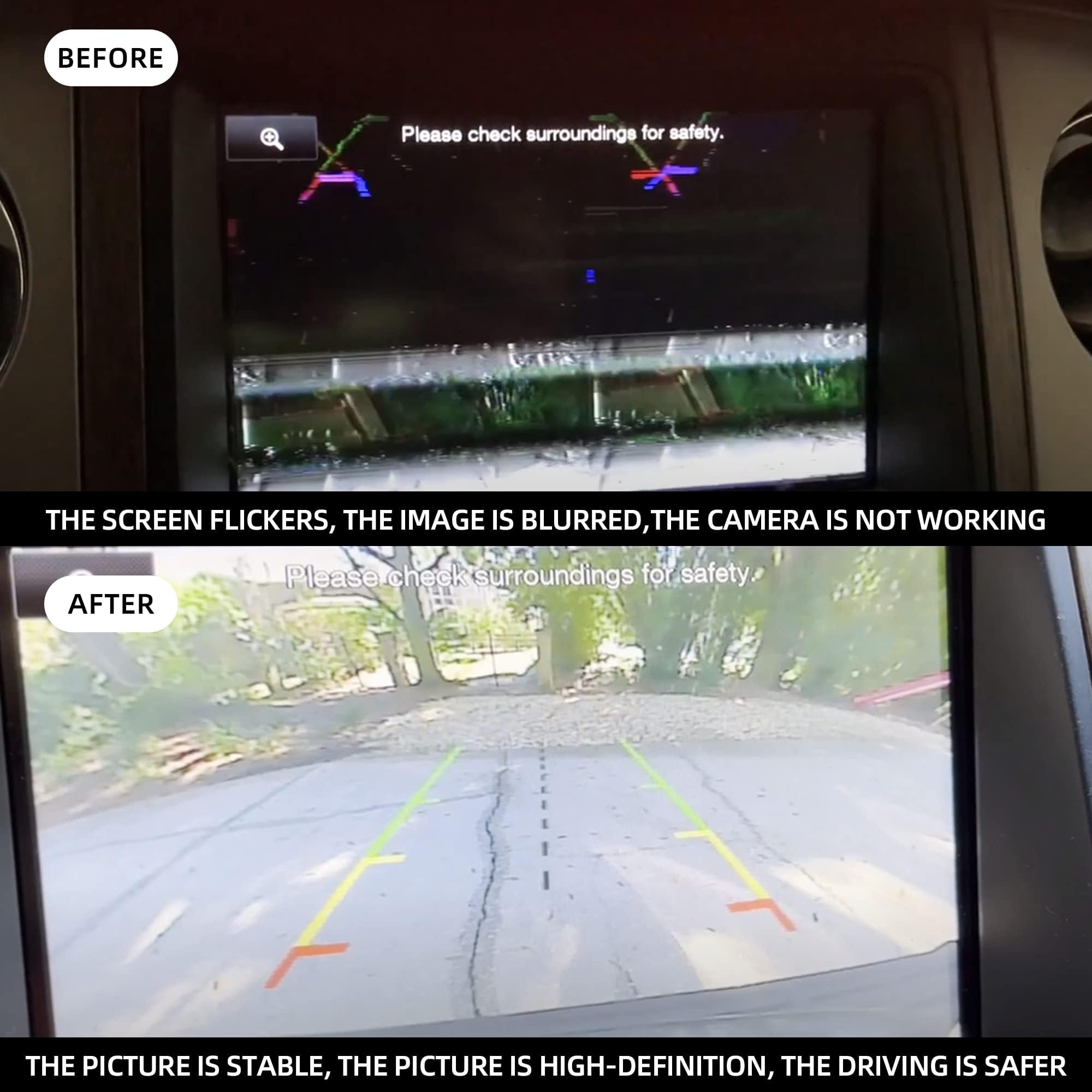 Dasbecan Rear View Backup Parking Assist Camera Compatible With Ford Expedition 2015 2016 2017 Replaces Fl1Z-19G490-A Fl1Z-19G49