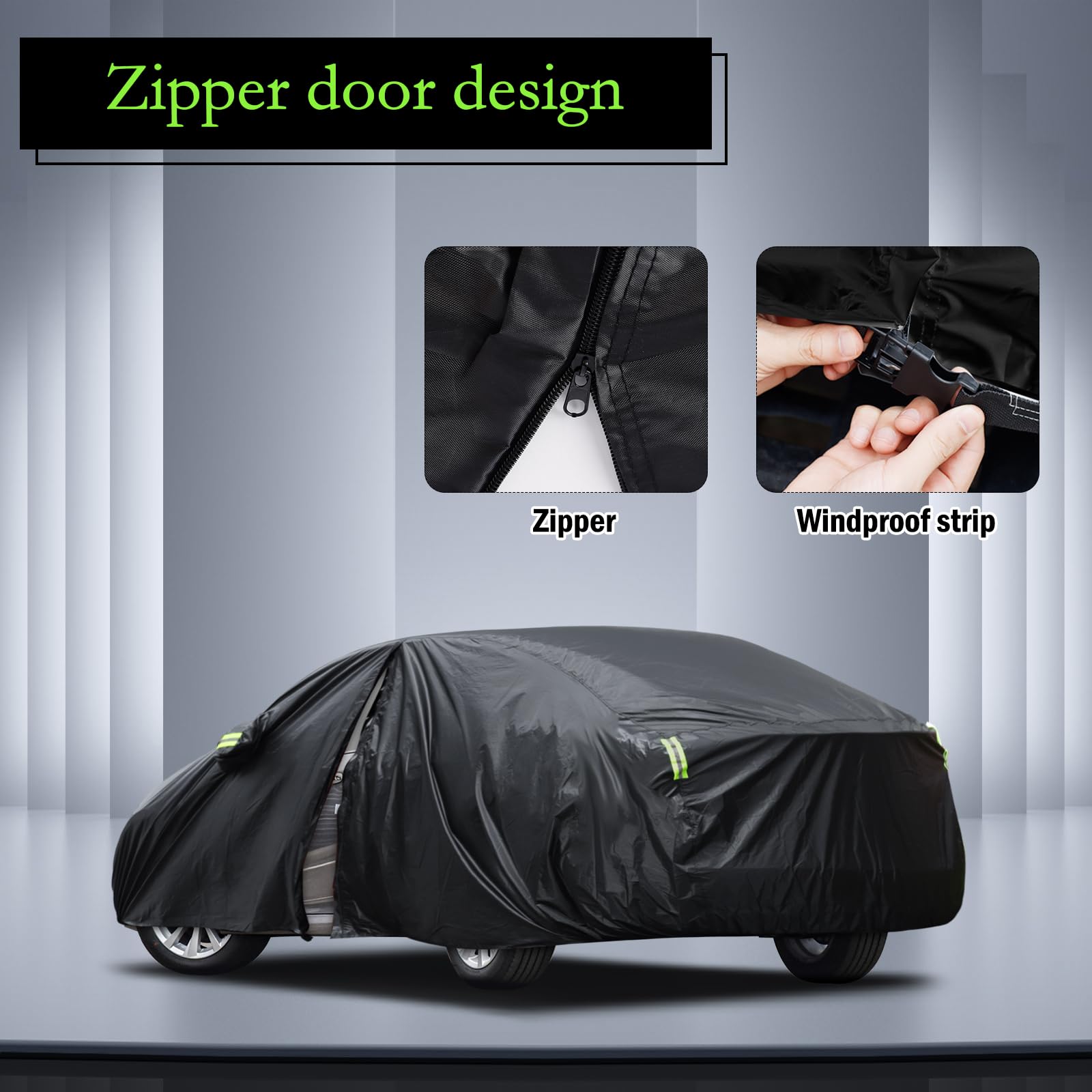 Car Cover Custom Fit For Toyota Camry 1996-2025, For Honda Accord 2001-2025, Waterproof All Weather For Automobiles Full Exterio