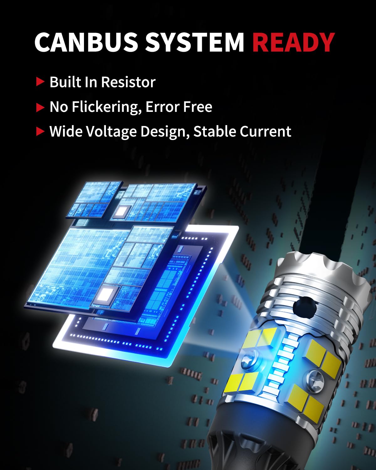 Lasfit 921 Led Bulb Reverse Lights 912 T15 Back Up Light Canbus Error Free W16W 906 Reversing Bulb 904 916 6000K Xenon White New