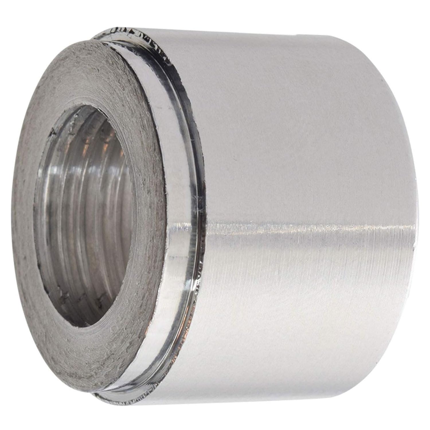 ICT Billet Aluminum 3/8'' NPT Weld On Bung Female Nut Threaded Insert Weldable Weldable Taper Pipe Thread Connector Fluid Design