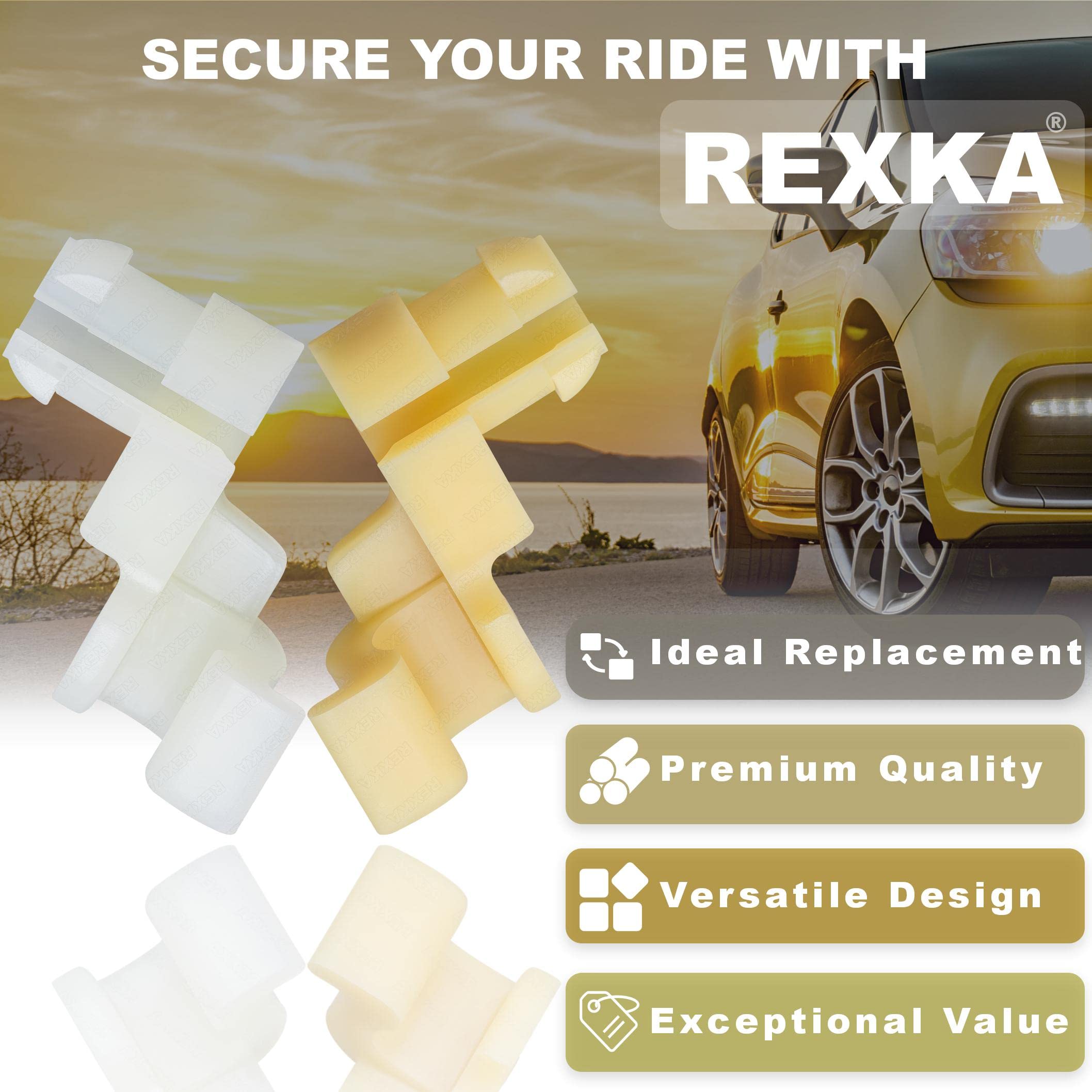 Rexka 15 Sets Tailgate Door Handle Door Lock Rod Clip Set 5 Mm Rod Size For Lexus Toyota 69293-12030 69293-12040 Camry, Celica,