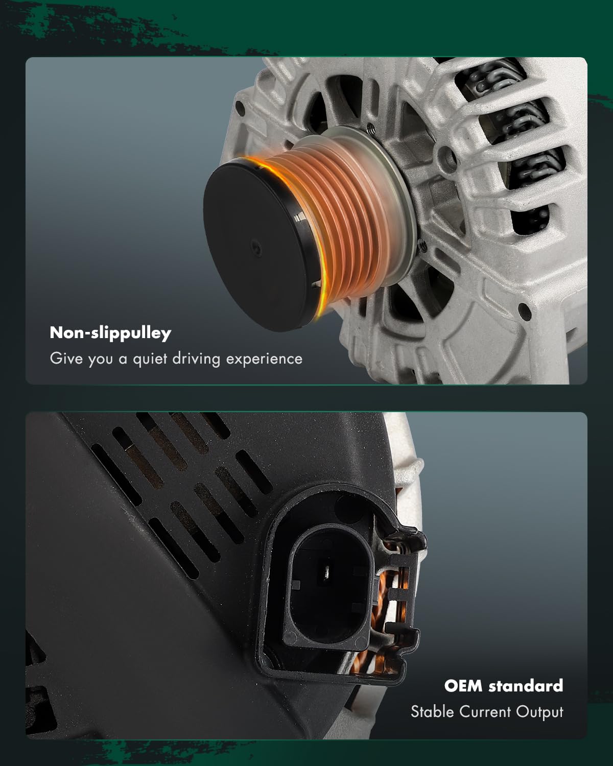 SCITOO High Output Alternator Compatible for Mercedes-Benz CLS63 AMG S 5.5L 2014-2018, for Mercedes-Benz G63 AMG 5.5L 2013-2018,