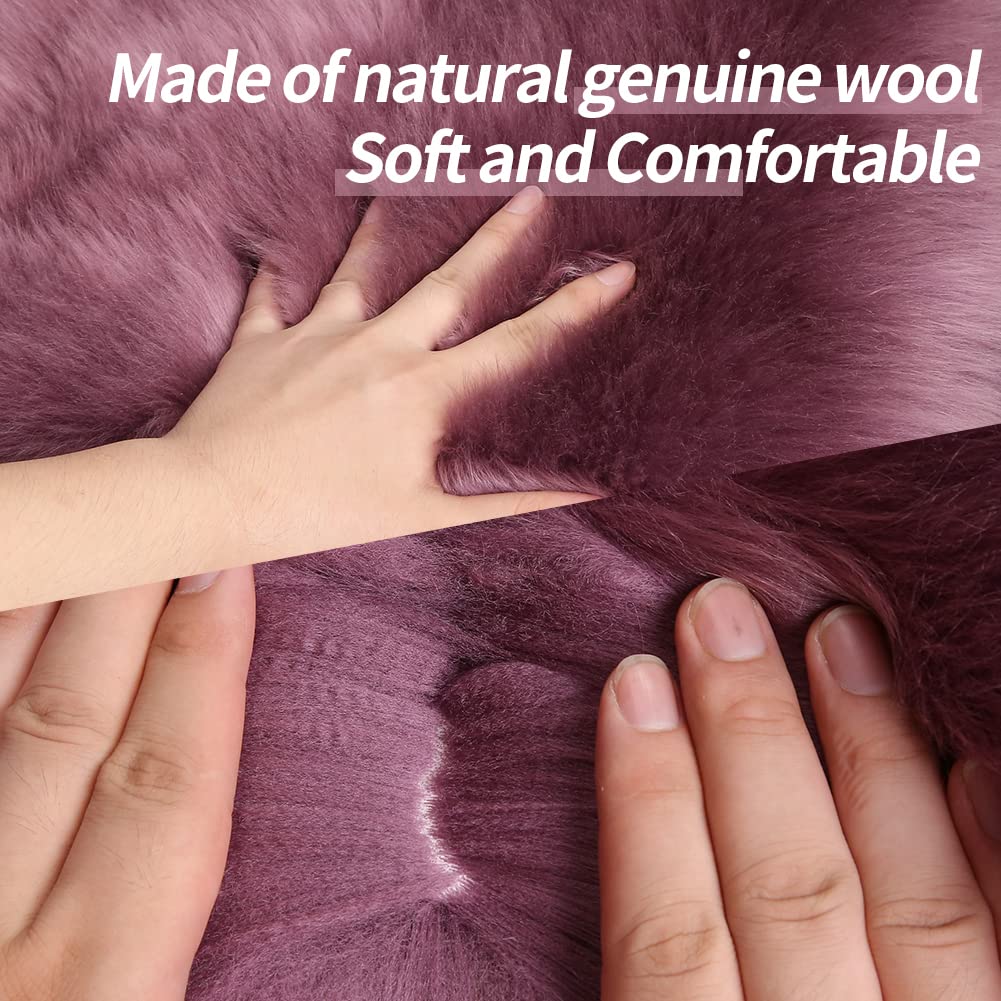 Iriwool Sheepskin Armrest Cover Auto Center Armrest Cover Car Soft Console Pad, Fluffy Wool Auto Center Console Cover For Most Car Arm Rest Decoration Protector 9 X 14 Inch (Long Wool, Khaki)