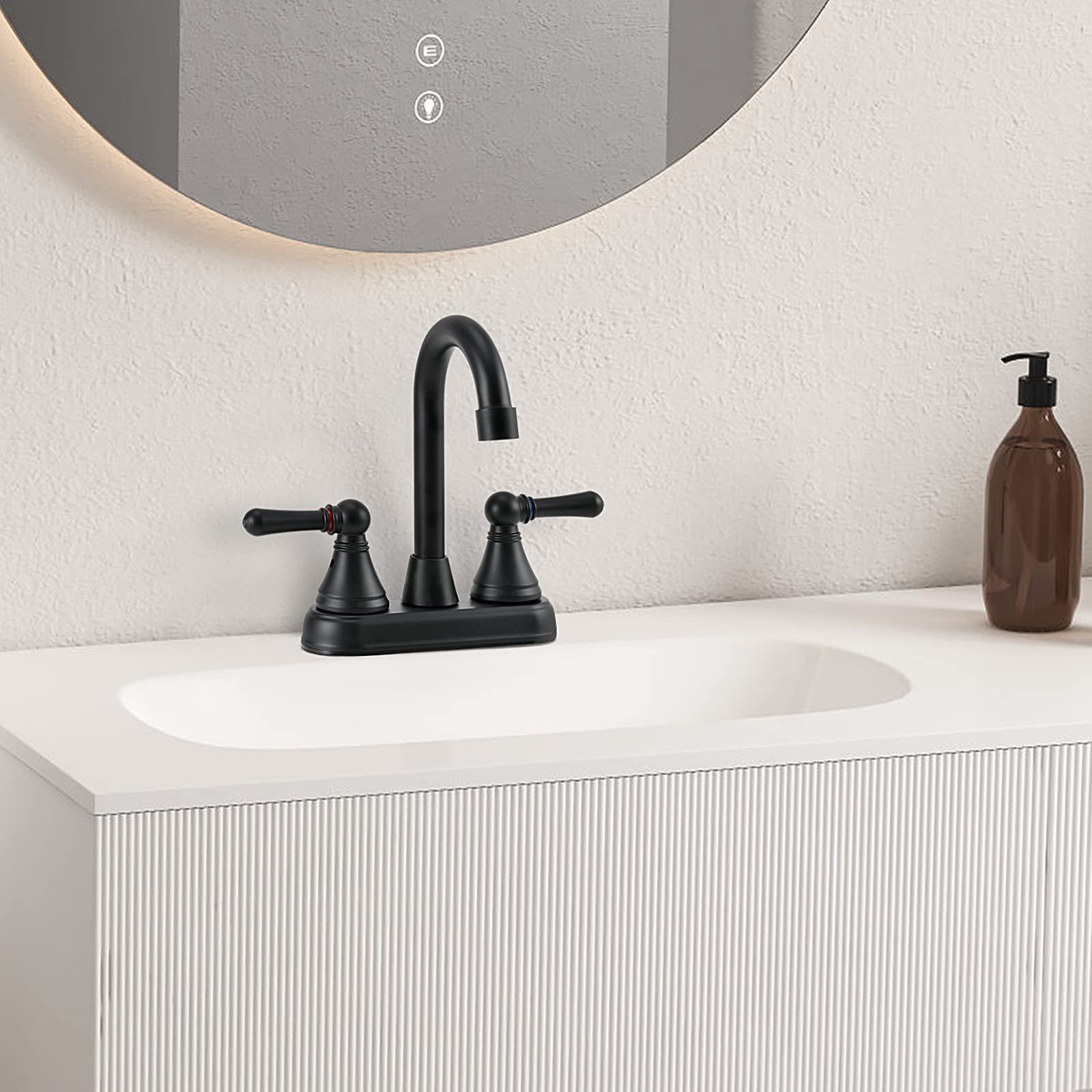 Oymov Rv Bathroom Sink Faucet - Non-Metallic Bathroom Sink Faucets For Rvs, Campers, Travel Trailers, Vans, Fifth Wheels, Motor