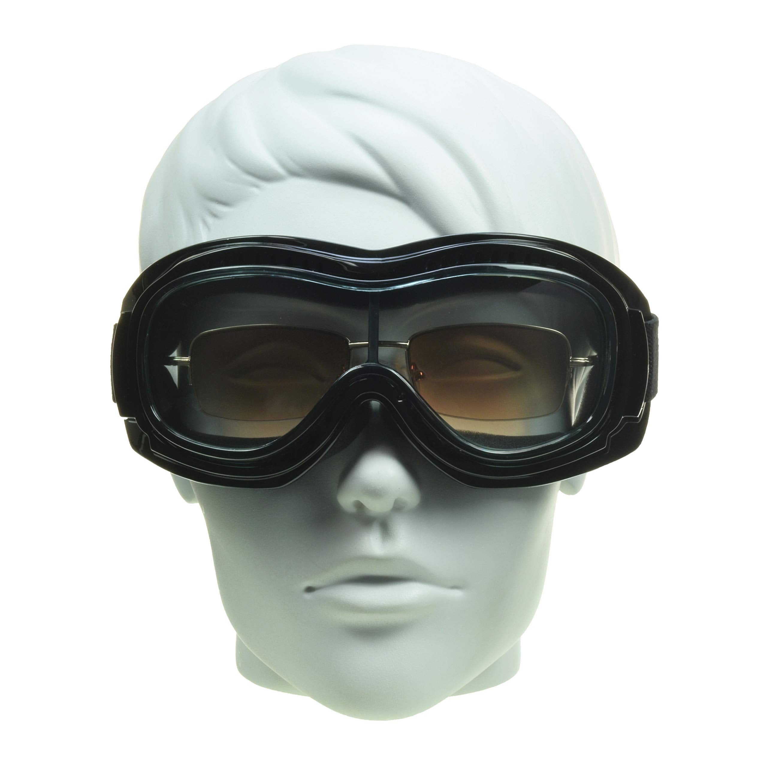 Bikershades Fit Over Goggles For Eye-Glasses Clear Motorcycle Riding Cycling Skiing Sky Diving Indoor Outdoor Work