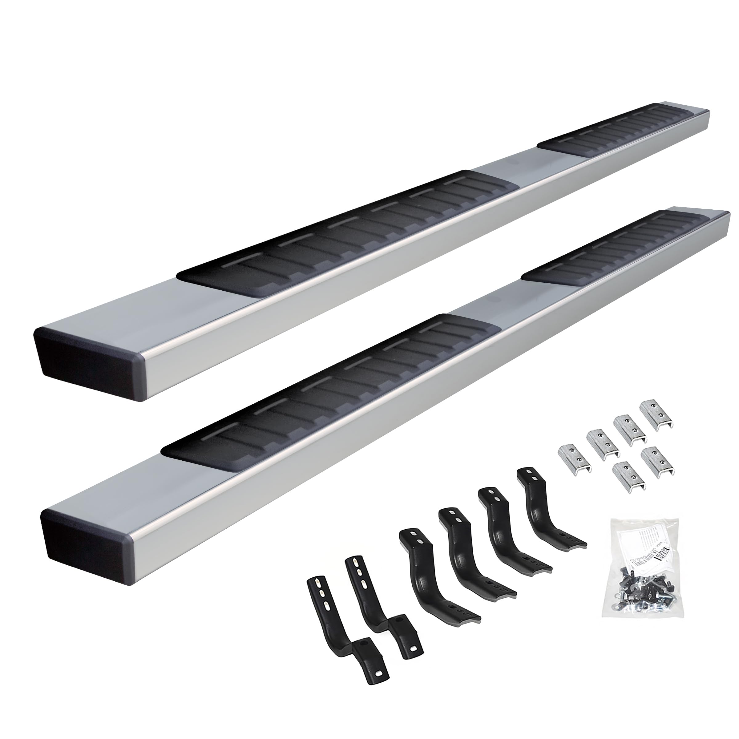 Go Rhino 6862443587Ps 6' Oe Xtreme Ii- Complete Kit: Sidesteps + Brackets