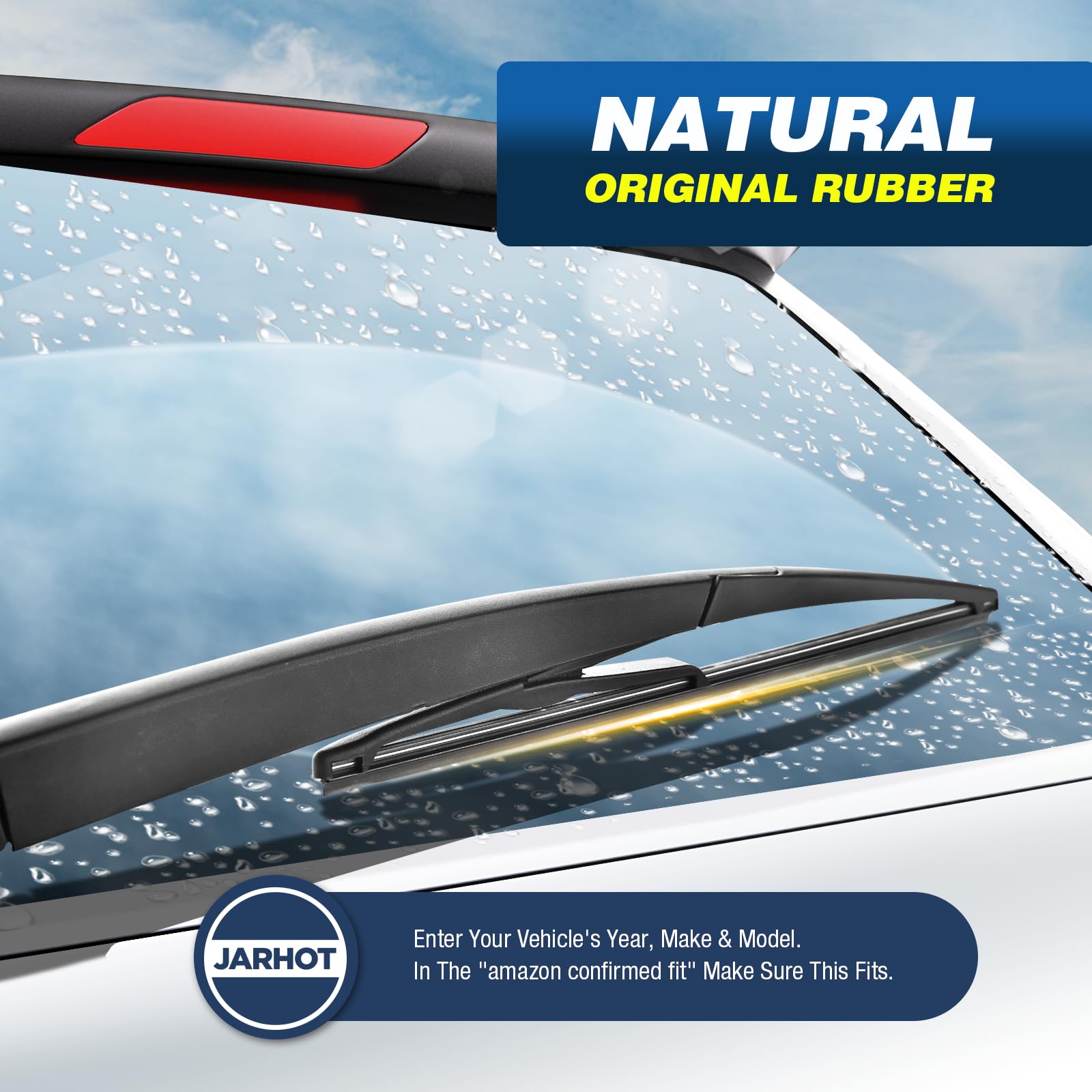 Jarhot 12 Inch Rear Wiper Blade Replacement For Nissan Rogue 2023-2008 Qashqai 2023-2017 Juke 2017-2011 Pathfinder 2020-2013 Kic