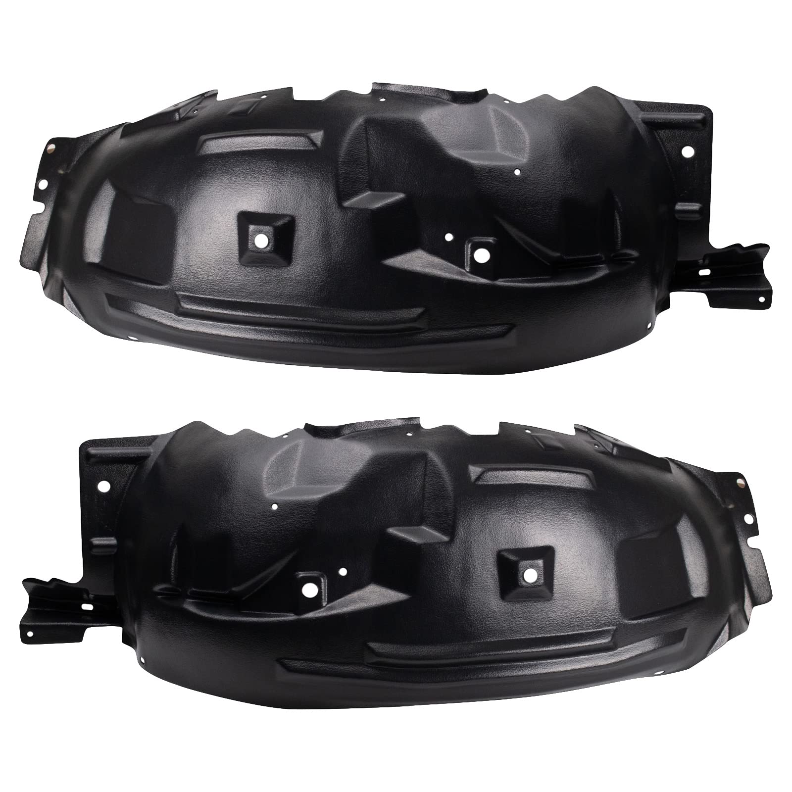 Trq Front Inner Fender Liner Set Compatible With 1998-2006 Ford Ranger Fo1248109 Fo1249109