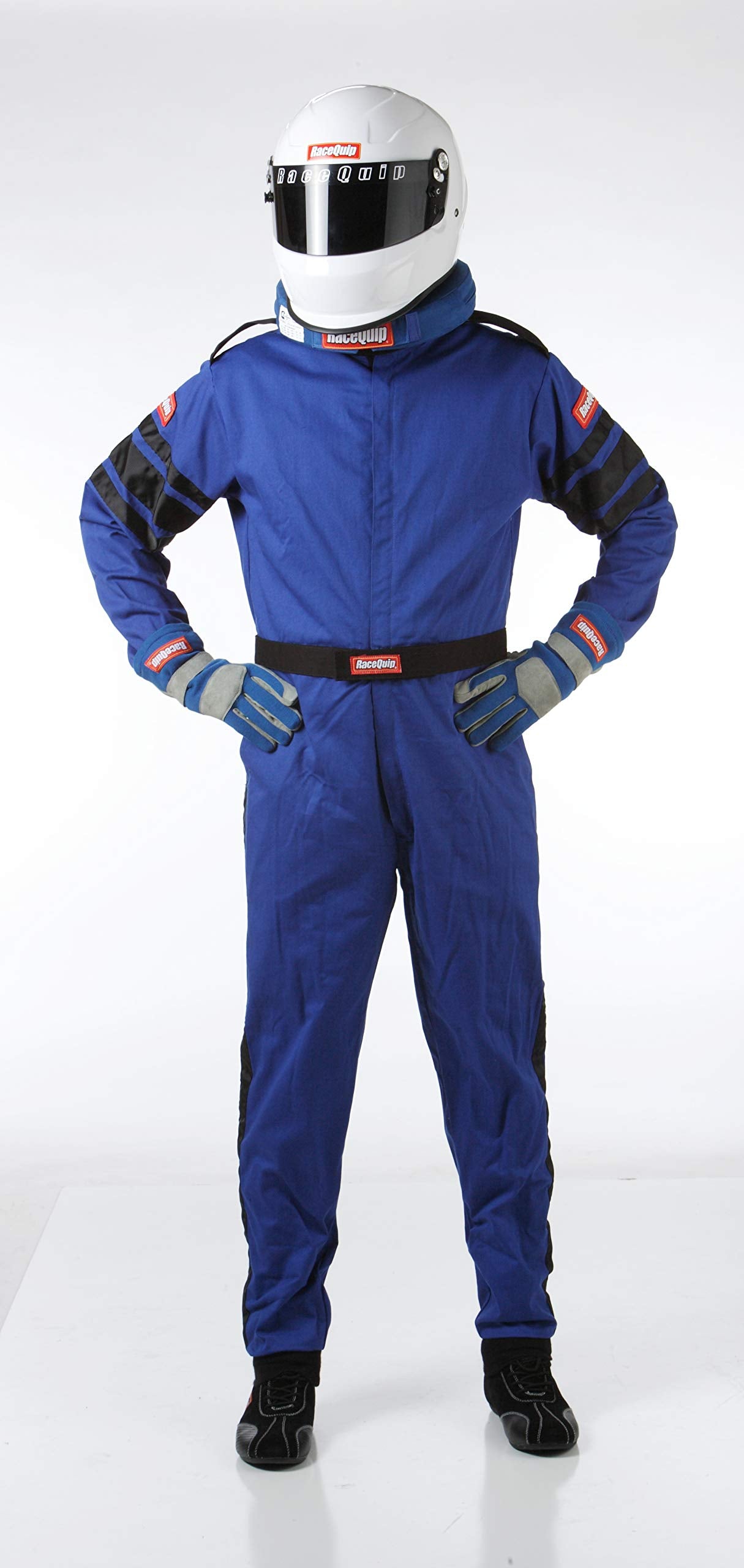 Racequip Racing Driver Fire Suit One Piece Single Layer Sfi 3.2A/ 1 Blue 2X-Large 110027