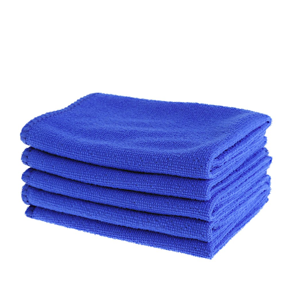 GANYKQ 5 Pcs Soft Absorbent Wash Cloth Car Auto Care Microfiber Towels