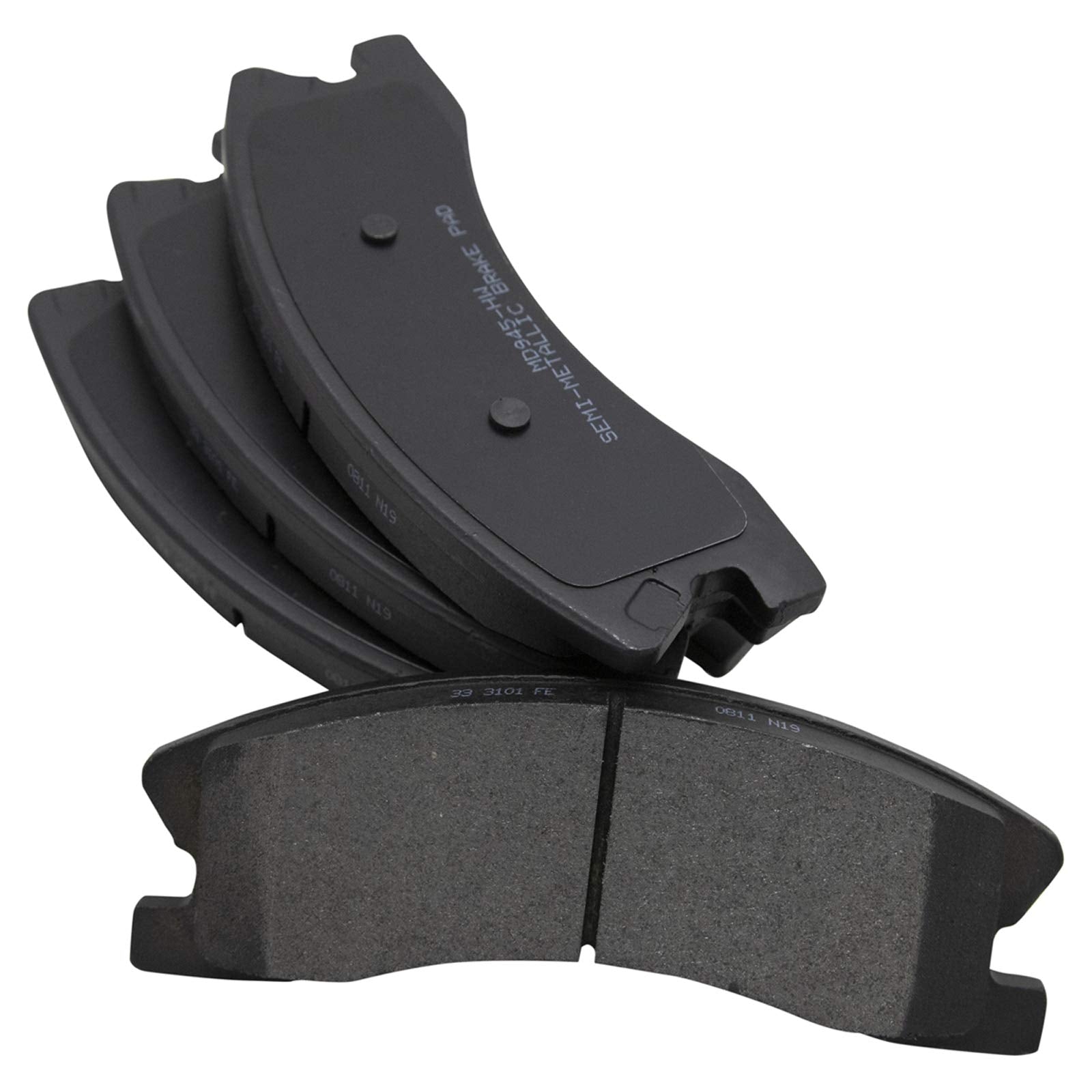 Trq Front Brake Pad & Rotor Kit Brake Pads Brake Rotor Semi-Metallic Compatible With 1999-2004 Jeep Grand Cherokee