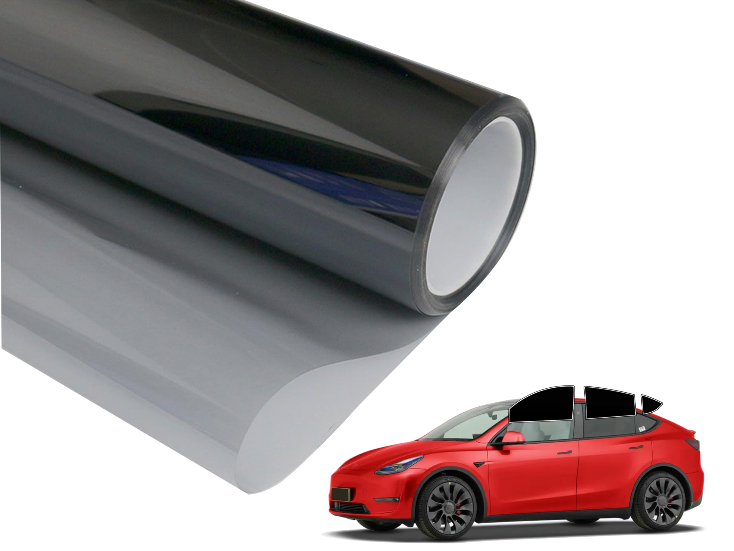 2Ply Premium Window Tint Film For Car 24''In X 100'Ft (20% Vlt), Protects Privacy, Blocks Uv And Reduces Heat, Film Roll For Car