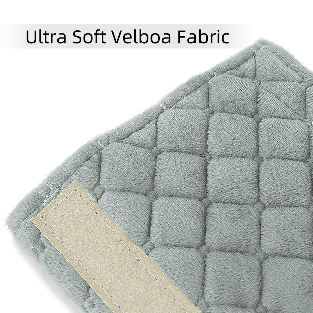 Surpassme Car Seat Belt Pads Cover, 2 Pack Seat Belt Shoulder Strap Covers Protector To Release Stress To Your Neck And Shoulder For A Safety Driving (Grey)