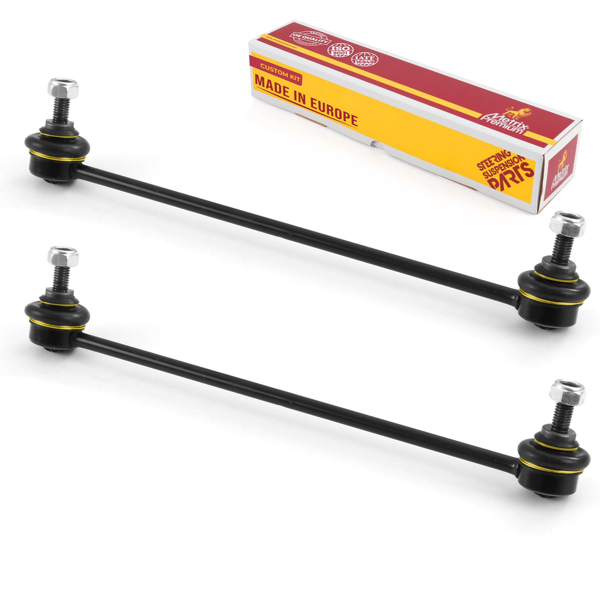 Metrix Premium Chassis Parts - 2 PC Front Sway Bar Stabilizer End Link Kit Fits 2011-2016 Honda CR-Z, 2010-2013 City (Mexico), 2