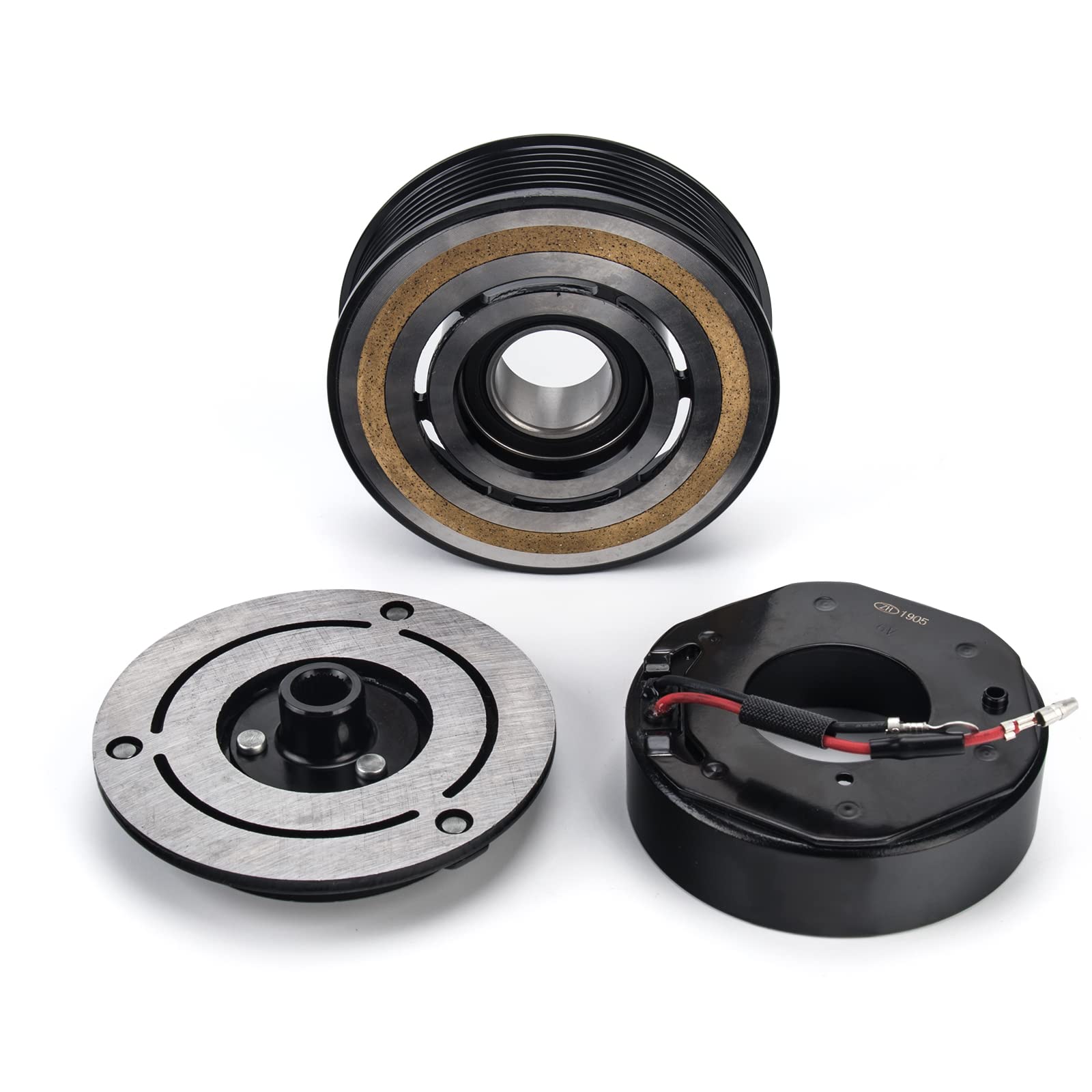 3mirrors New Clutch AC Complete Clutch Compatible with OE Compressor Toyota Tacoma 2005-2015 2.7L 4.0L; 2016 2.7L 3.5L Clutch Re