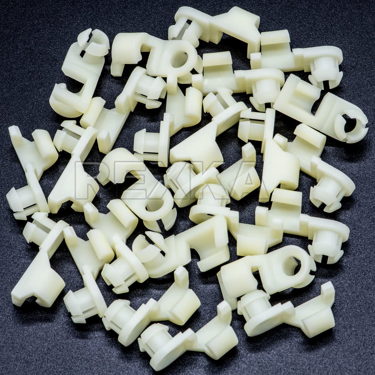 Rexka 25Pcs Tailgate Handle Lock Rod Retainer Clip 3/16 Rod 15545178 For Gm Chevy Gmc Trucks Pickups 1500 2500 3500 Sonoma