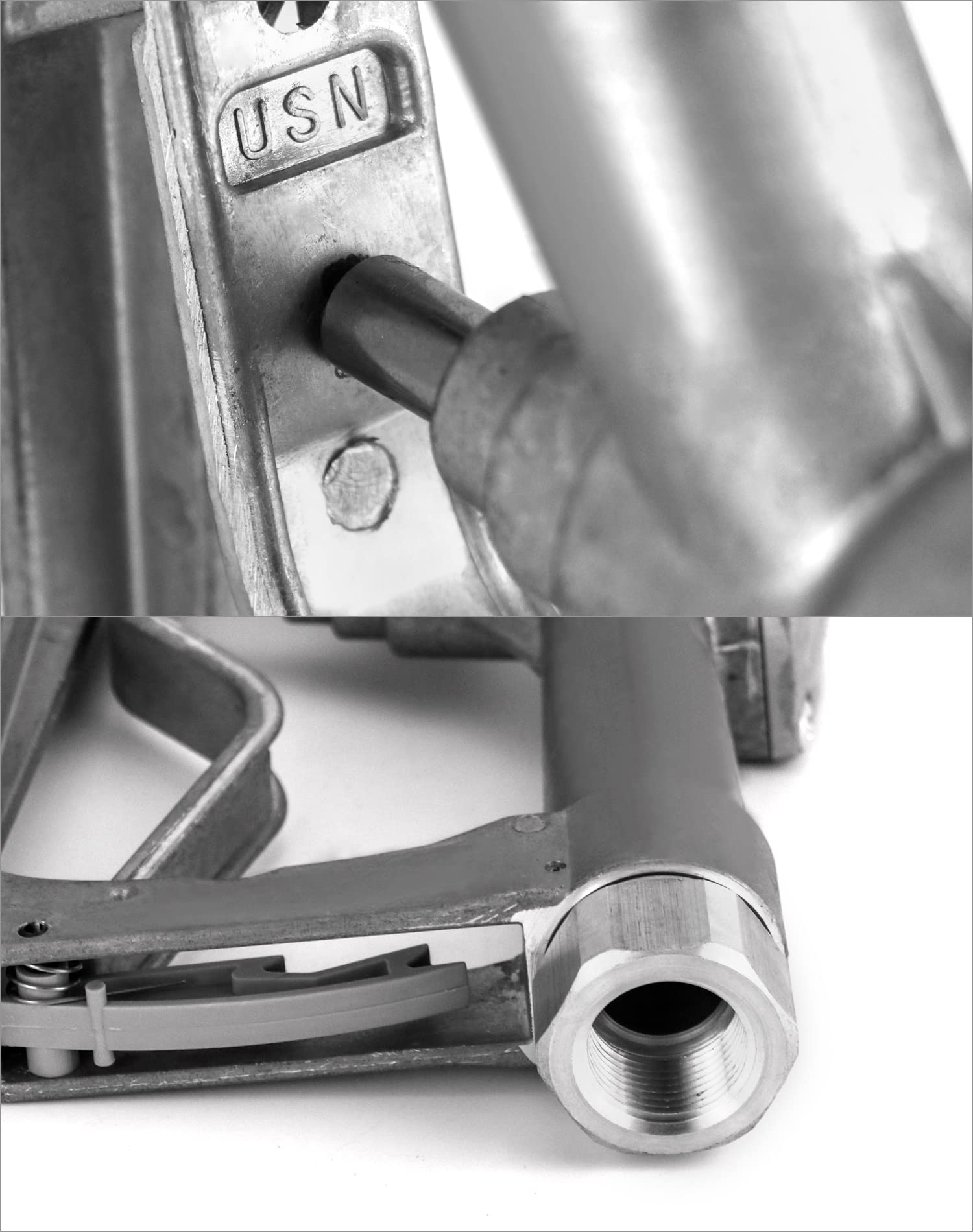 QWORK Fuel Nozzle, 3/4 in. NPT Manual Fuel Nozzle with Swivel | For Manual and Electric Fuel Pumps | Gasoline and Diesel |Max Pr