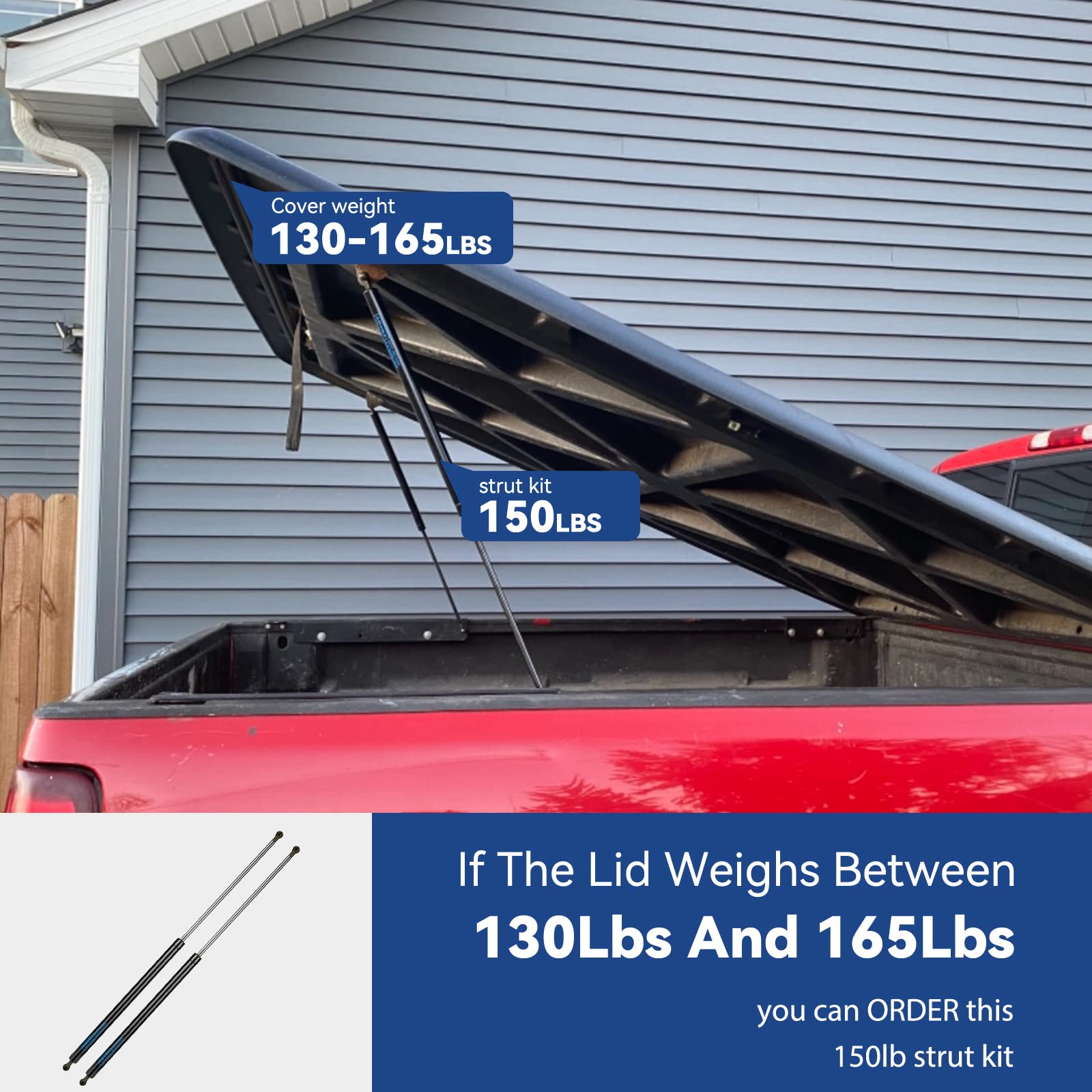 Arana St280M150 28 Inch 150Lb Gas Struts Spring Shocks With 13Mm Ball Ends Se1000150Me 28 Inch 668N Lift Support For Heavy-Duty