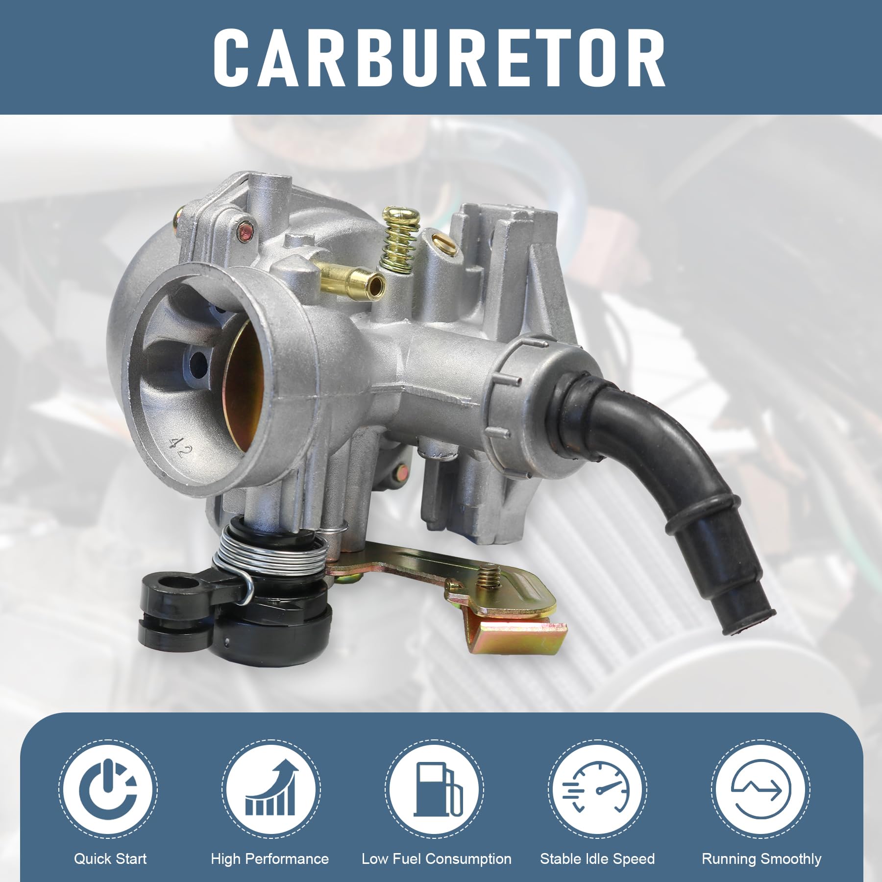 Jdmspeed New Carburetor Carb Replacement For Can-Am Ds70 Ds90 90X 4 Stroke Atv Quad 2007-2015 Replace V16100Dgf000