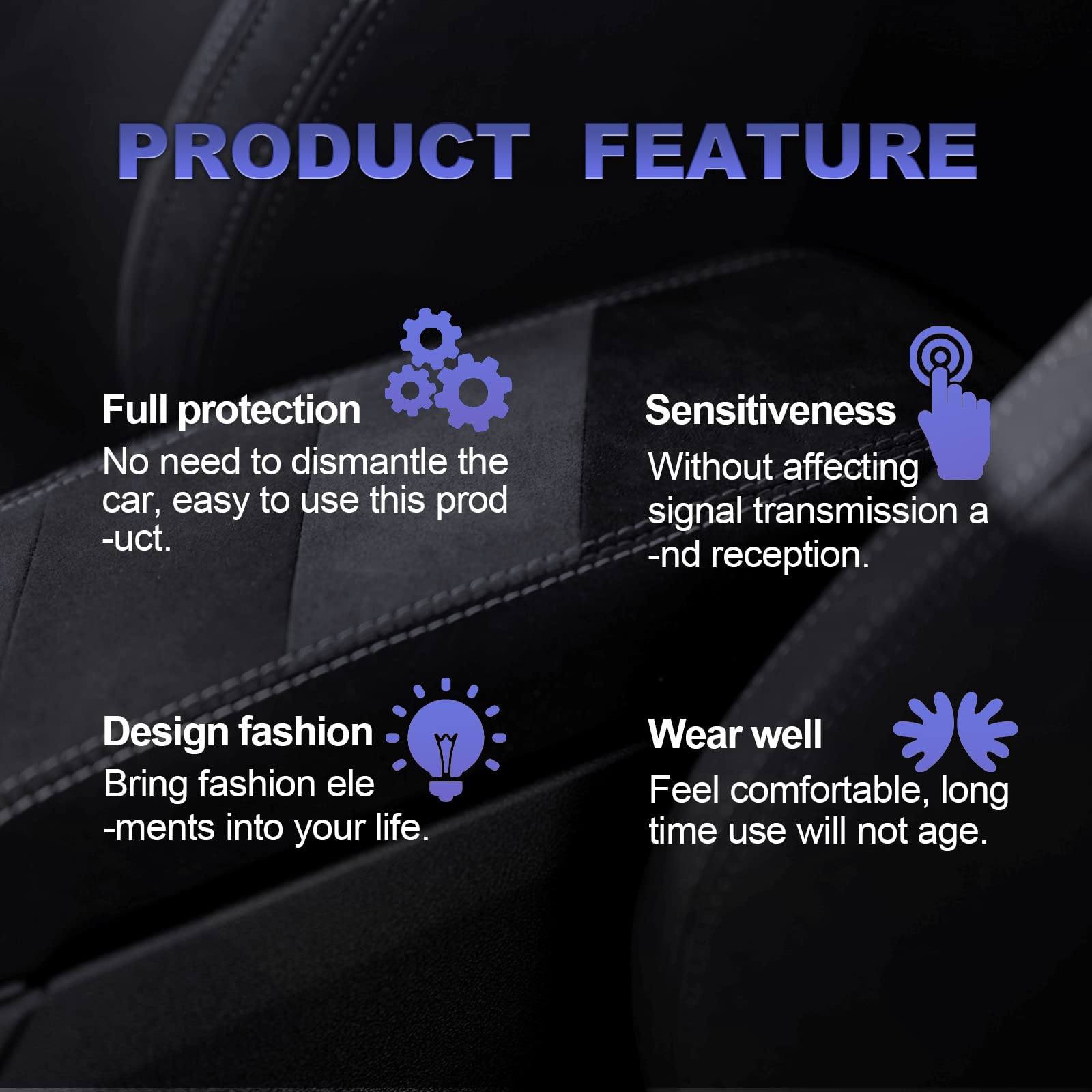 Soft TPU Key Fob Cover Case Shell Protector Car Key with Bling Keychain for Accessories Key Cover Compatible with BMW 2 5 6 7 Se