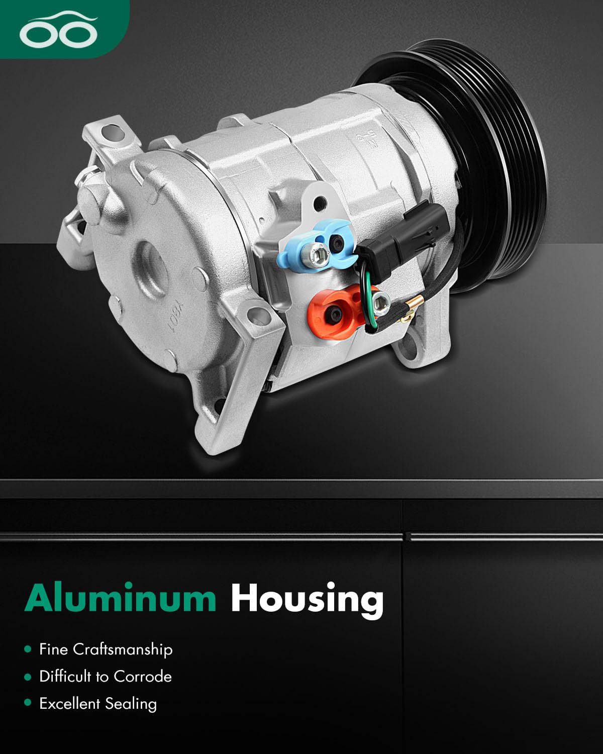 Scitoo Ac Compressor With Clutch 2000-2007 For Chrysler Town & Country For Voyager For Dodge Caravan For Grand Caravan For Plymo