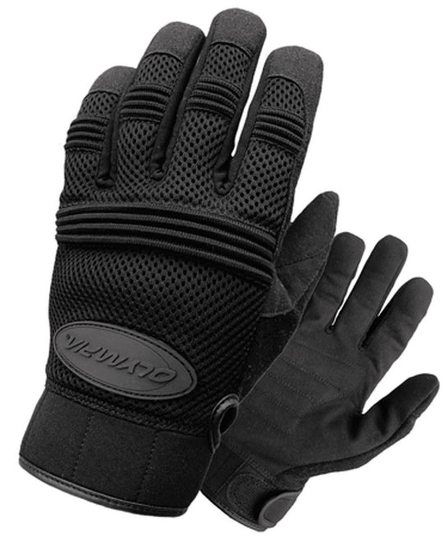 Olympia 760 Air Force Gel Motorcycle Sport Gloves (Black, X-Large)