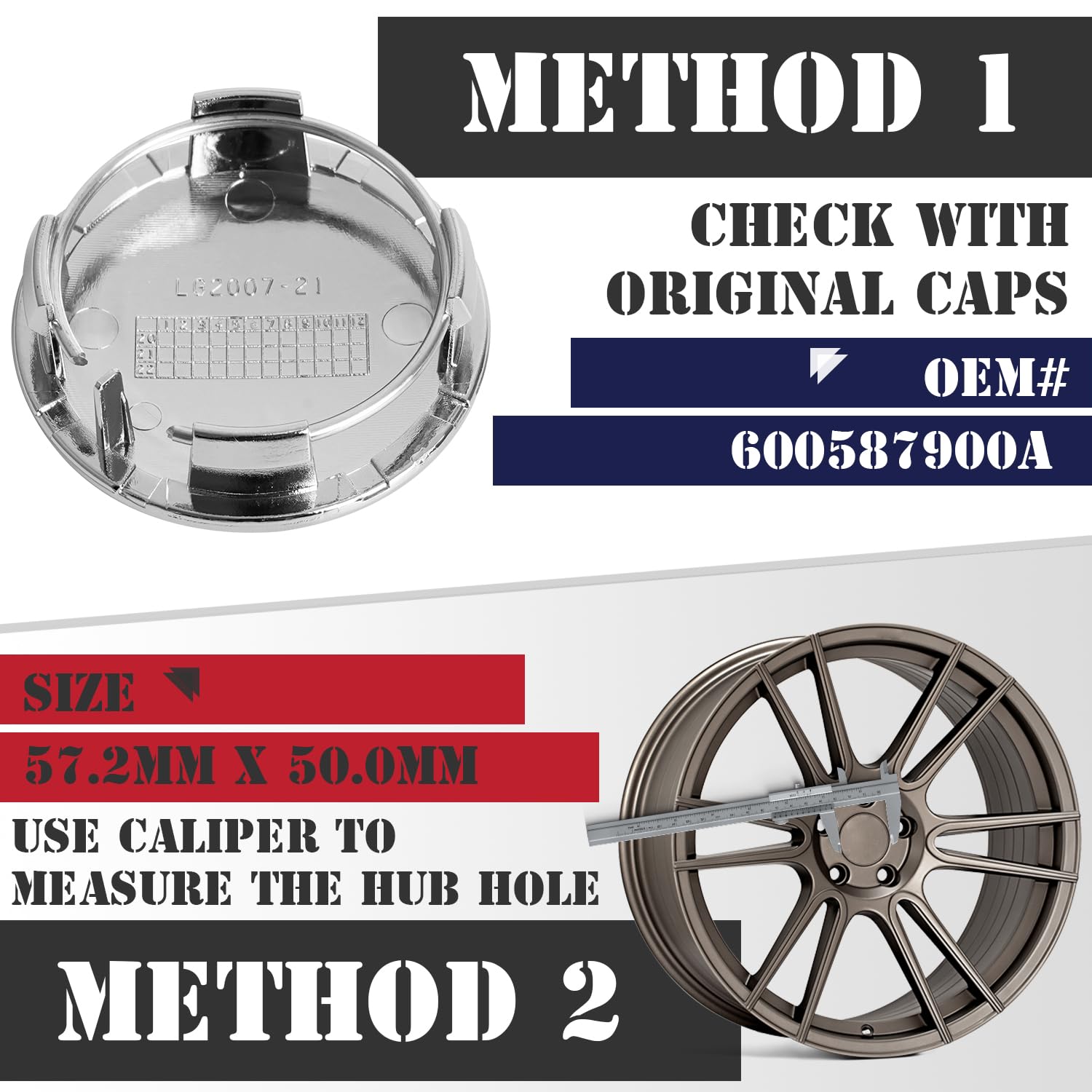 Kitspro 2.25Inch 57Mm Wheel Center Caps For Tesla Model S Model X Model Y Model 3 Rivian R1T Rim Hub Caps 6005879 00 A, Pack Of