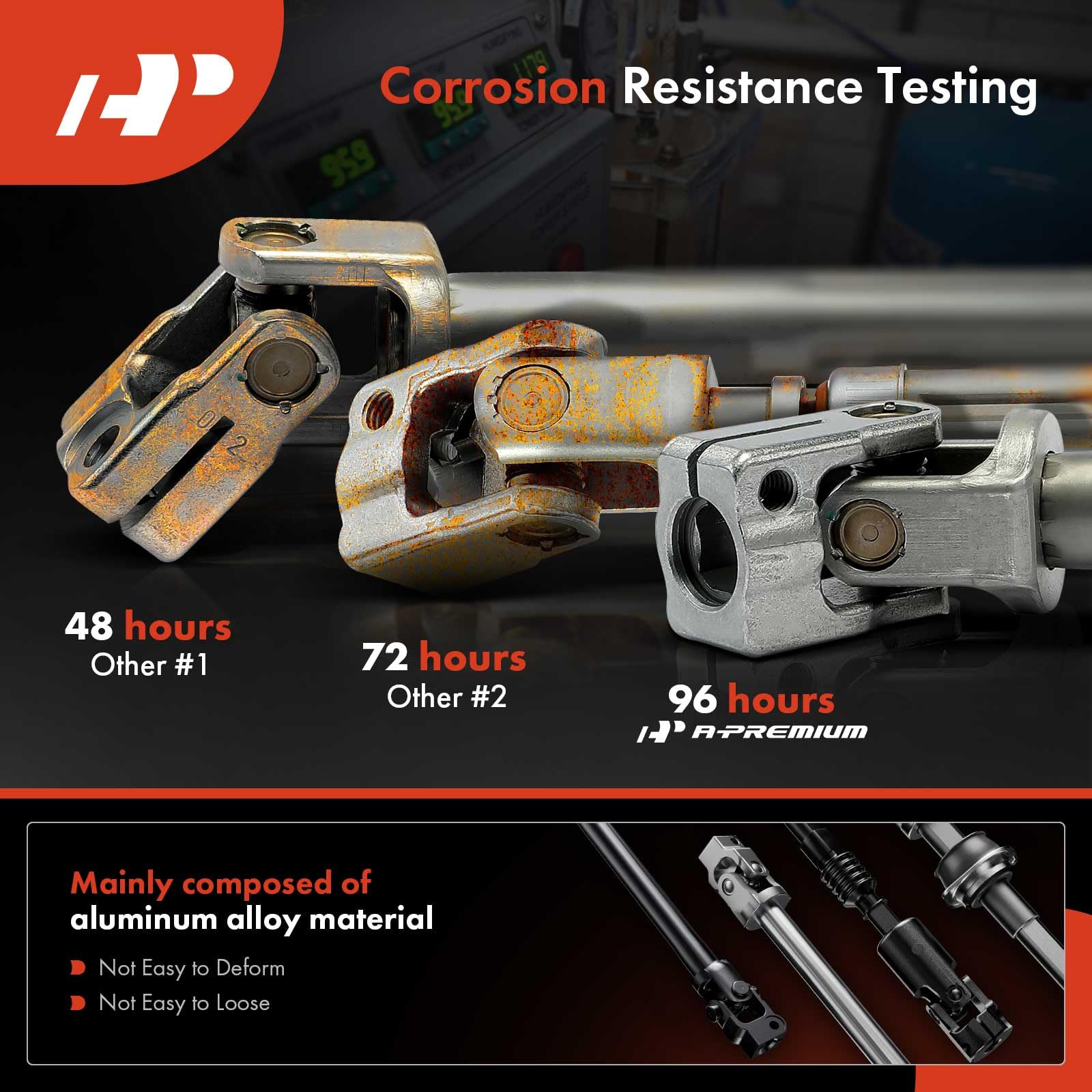 A-Premium Steering Shaft Steering Column Shaft Compatible With Audi Q5 2009 2010 2011 2012 2013 2014 2015 2016, 2.0L 3.0L 3.2L