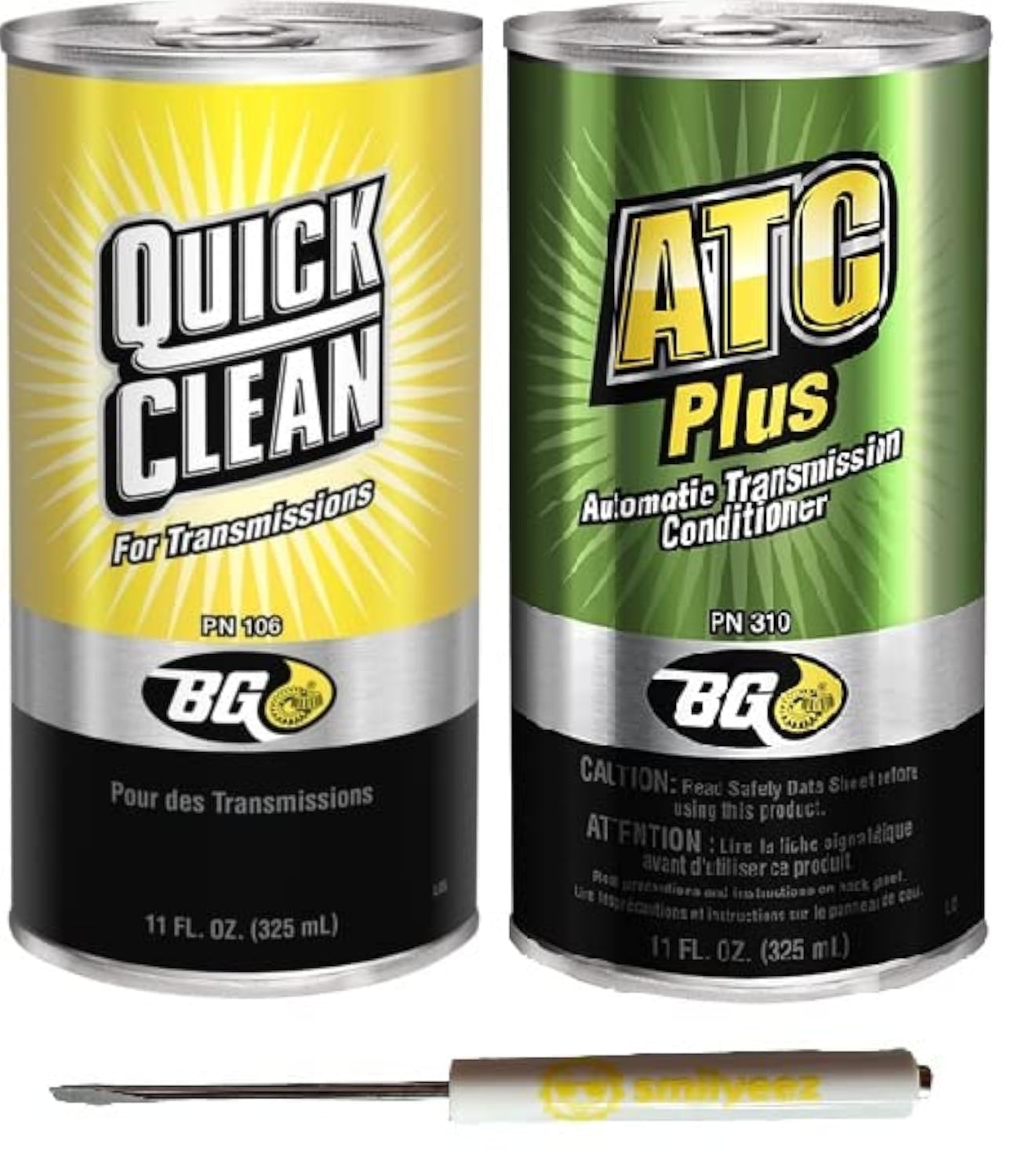 Smilyeez Listing For Bg Transmission Service Flush Kit Pn K6600 Includes Pm 106 Cleaner & Pn 310 Conditioner With Pocket Screw Driver (1 Kit)