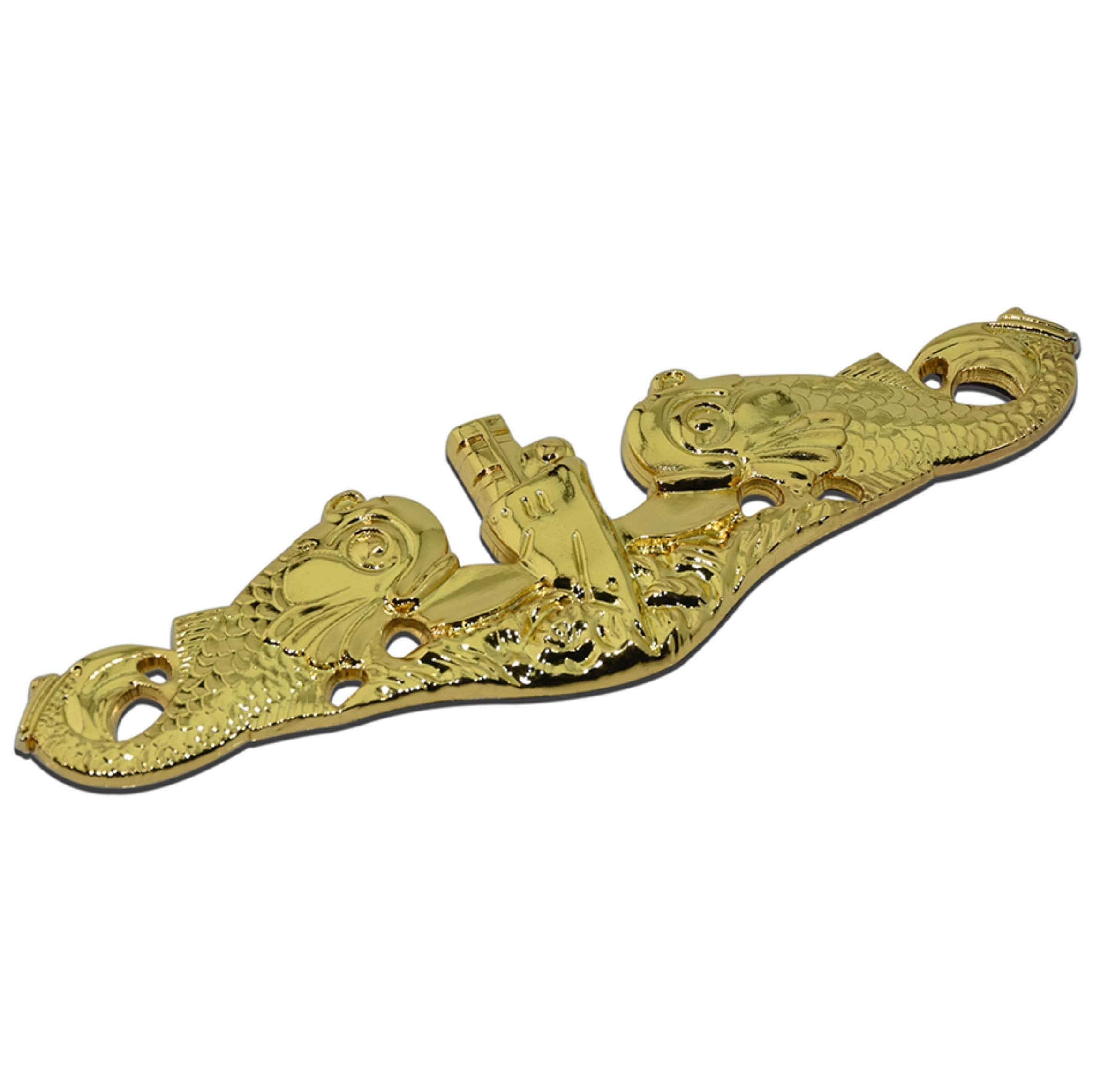 Navy Submarine Warfare Officer Metal Decal Auto Emblem