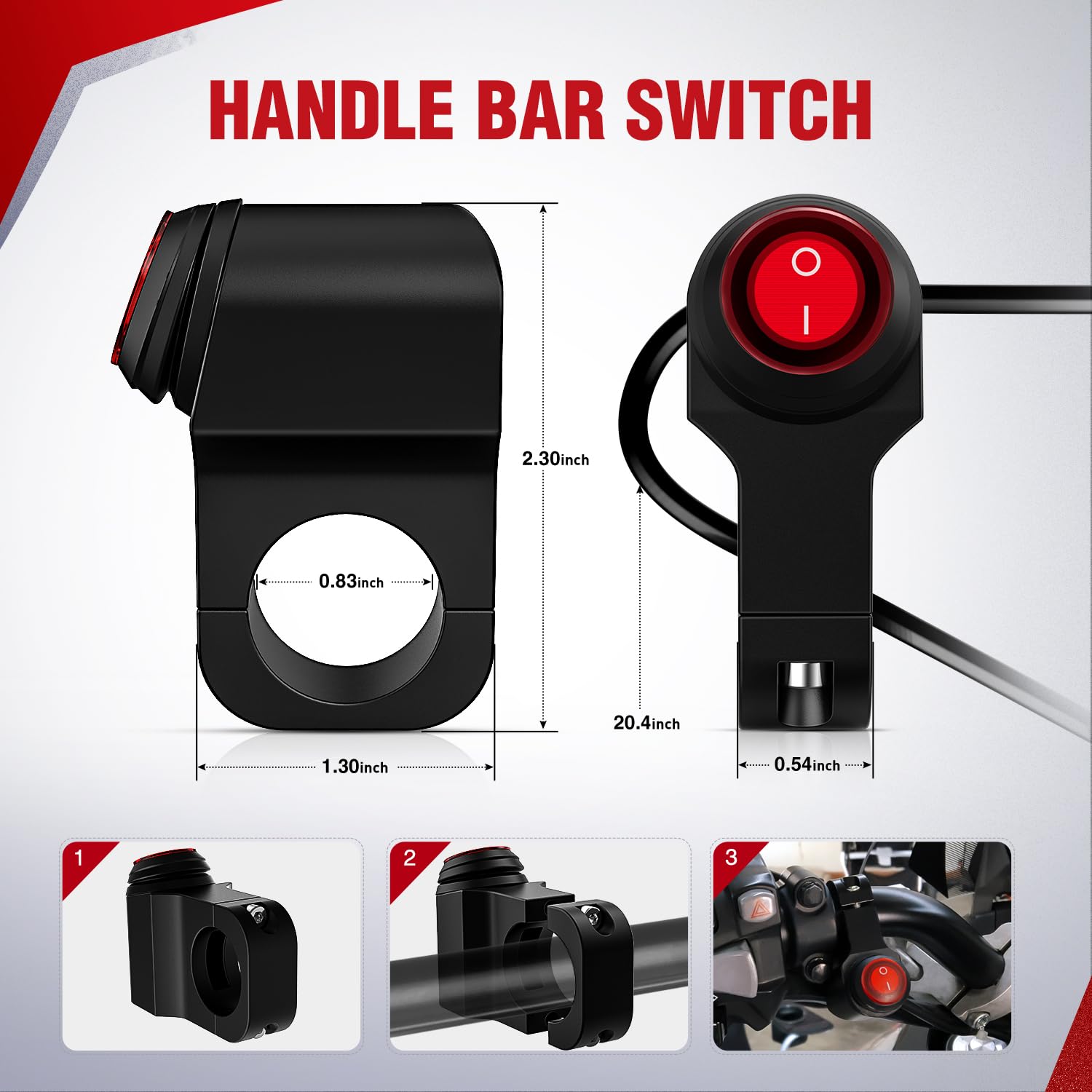 Nilight Wiring Harness Kit Nylon 16 Awg 1 Lead 12V Motorcycle Handlebar Switch On Off Power Relay Blade Fuse For Led Light Bar O