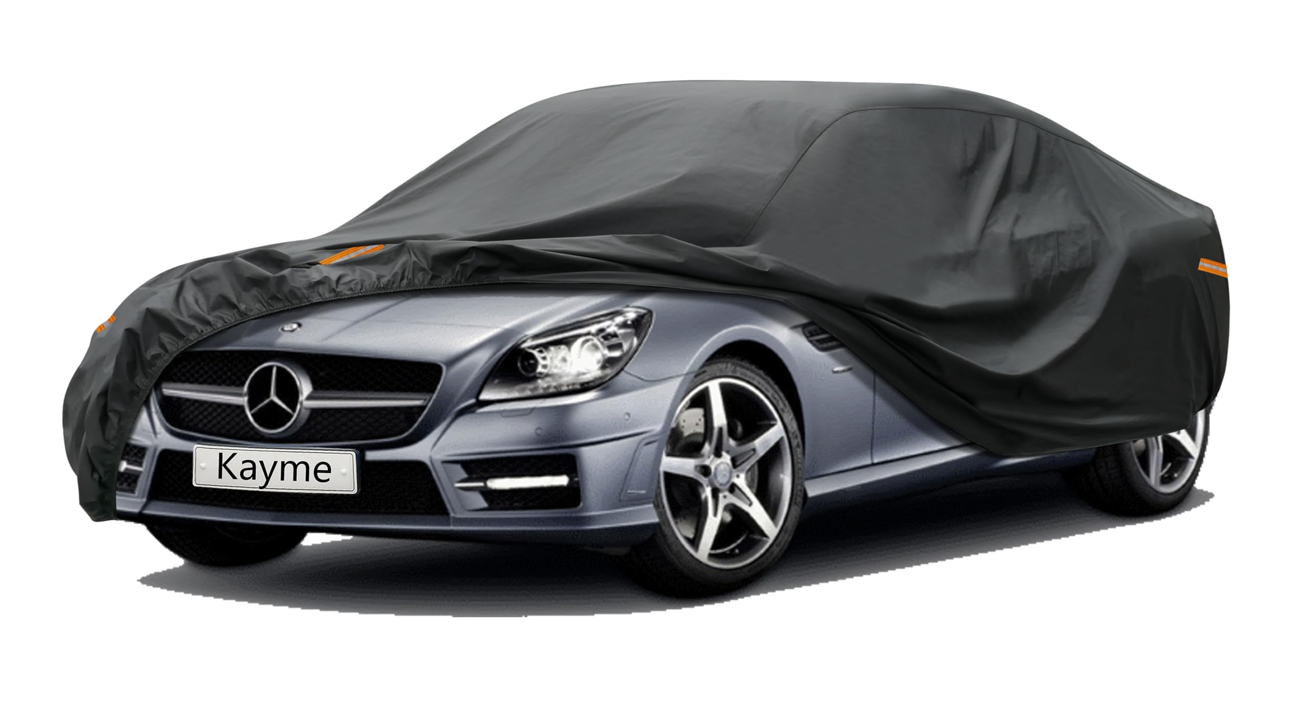 Kayme 7 Layers Car Cover Custom Fit For Mercedes Benz Slk Class 200 230 250 280 320 350 (1996-2016) Waterproof All Weather For A