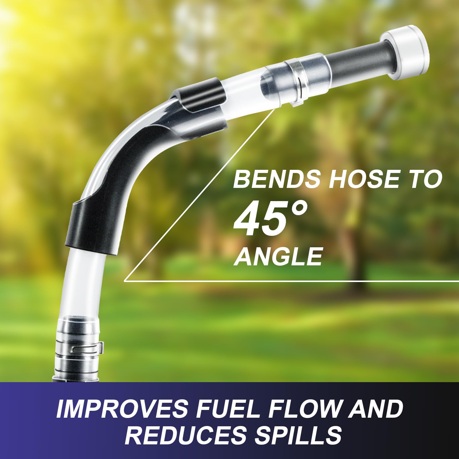 UHZZ Racing Fuel Tank Fill Port Hose and Cap Kit for VP Racing Fuel Tanks, Racing 5 Gallon Gasoline Tanks, Gas Cans, vp Racing F