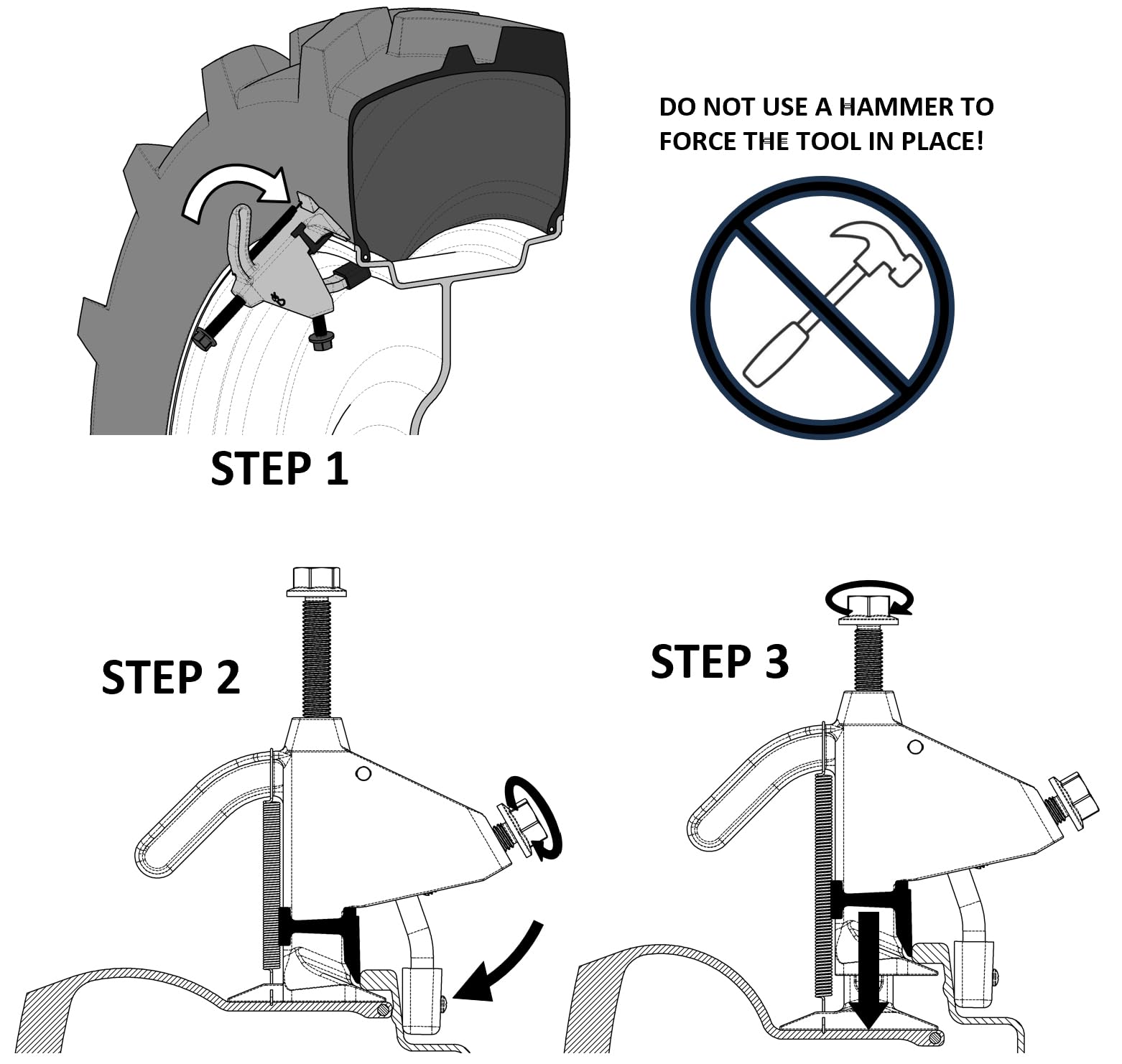 BeadBuster XB-550i HD Bead Breaker for Tractor/OTR/Commercial/Industrial Tires
