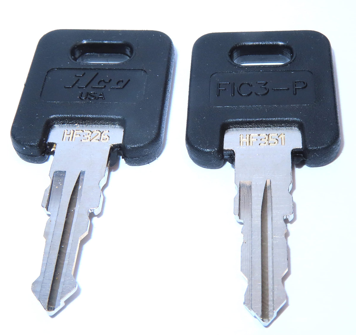 RV Motorhome Trailer Keys Cut to Lock/Key Number from HF326 T0 HF351 Working Keys Travel Trailer Motor Home Toy Hauler ILCO Keys (HF351)
