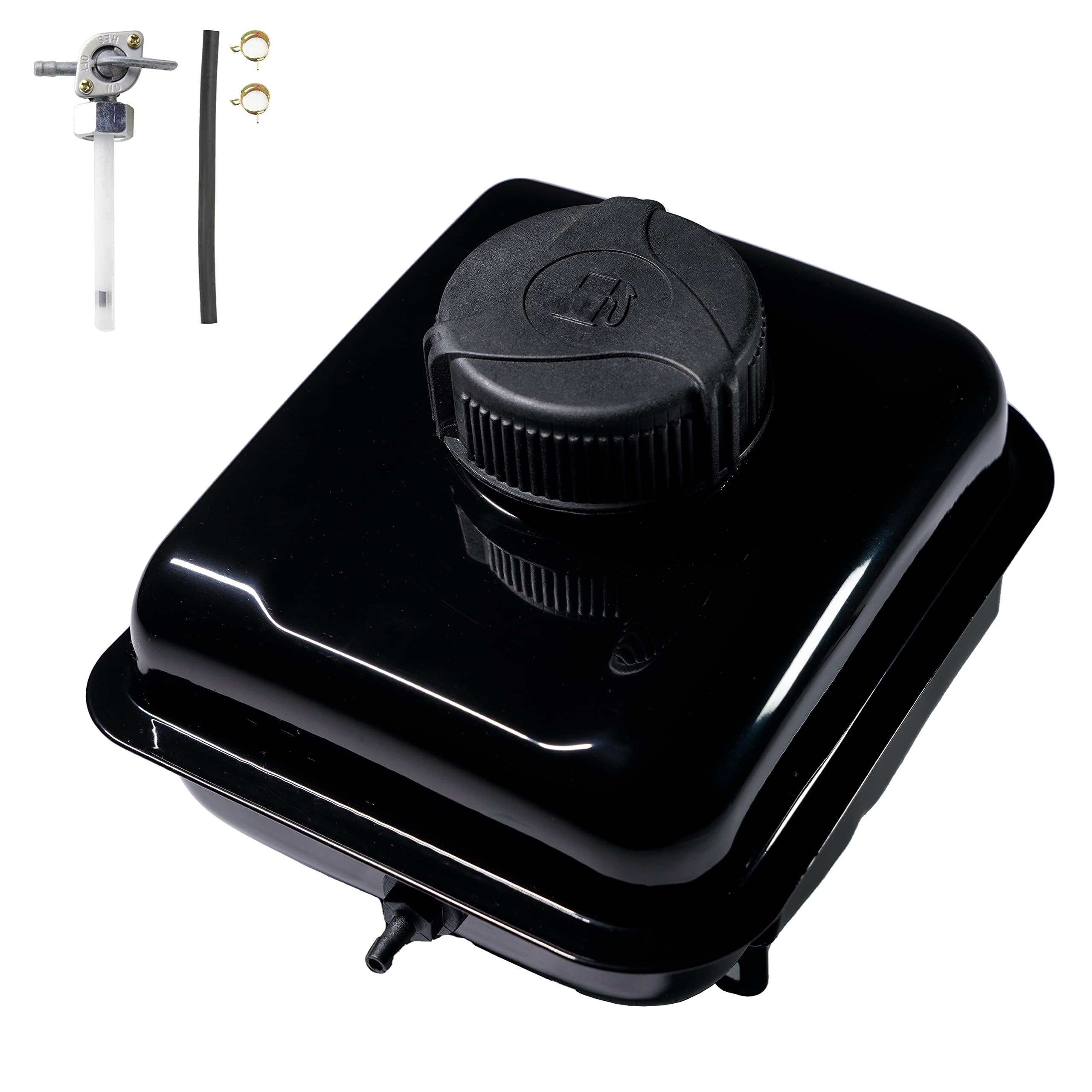 Jmchstore Gas Fuel Tank W/ Side Vent Port For Coleman 98Cc Ck100 Ck100-S Sk100 Kids Go Kart, Screw On Fuel Tank For Realtree Rtk