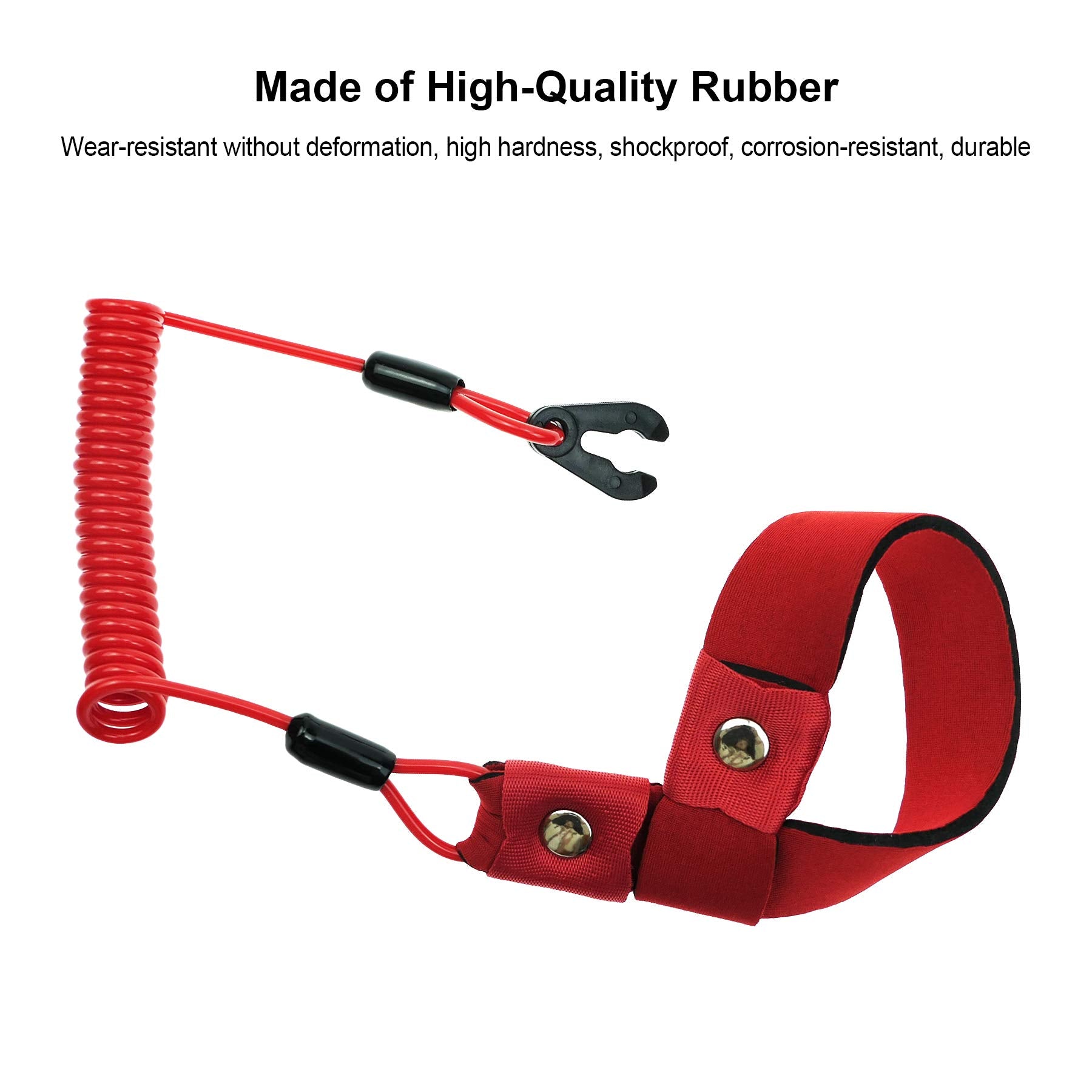 Start Stop Kill Safety Lanyard Fits for Yamaha Jet Ski WaveRunner WaveVenture WaveRaider WaveJammer WaveBlaster FX140 Replace EW