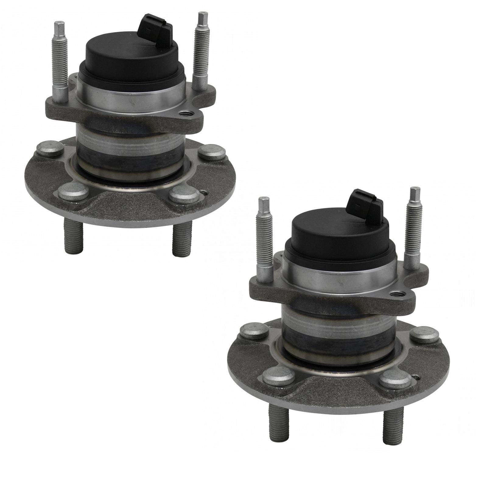 Trq Rear Wheel Hub Bearings Assembly Set Compatible With 2010-2013 Kia Forte Forte Koup