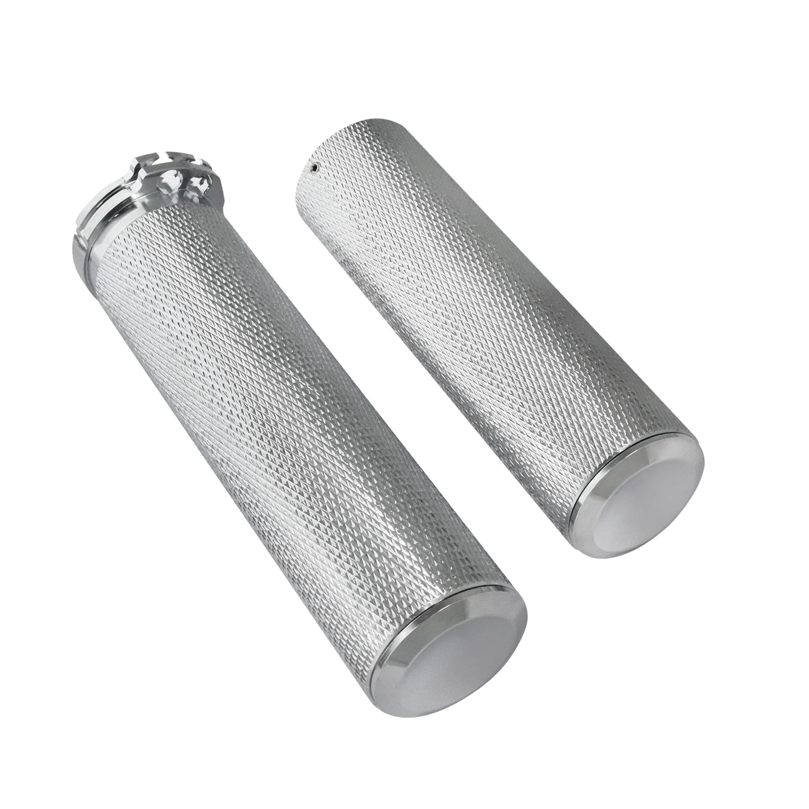 HDBUBALUS Hand Grips 1 Inch Motorcycle Handlebar Grips Cable Throttle Compatible for Harley Sportster Touring Dyna Softail 883 1