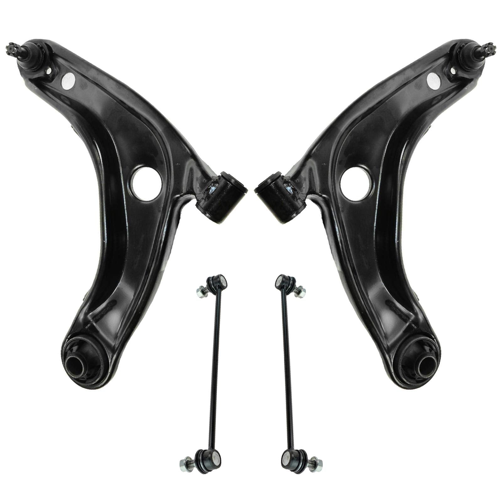 Trq Front Suspension Kit Control Arm With Ball Joint Sway Bar Stabilizer Link Compatible With 2008-2014 Scion Xd 2012-2019 Toyot