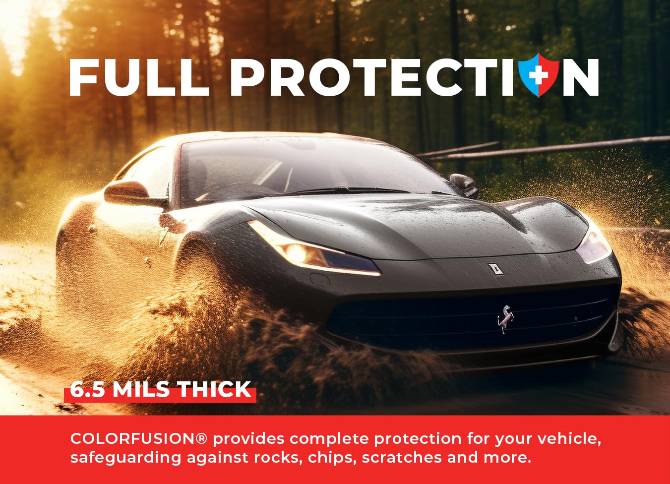 Colorfusion Ppf By Vvivid, Gloss Nardo Grey Dry Apply Ppf Vinyl Car Wrap Roll 6Ft X 5Ft