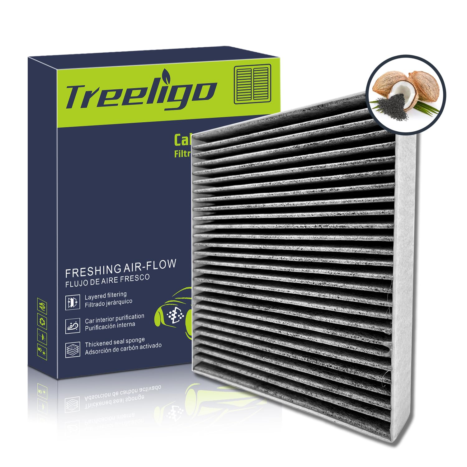 Treeligo Cf10140 Cabin Air Filter, Replacement For Nissan Altima 2002-2006 Maxima 2004-2008 Murano 2003-2007 Sentra 2000-2006 20