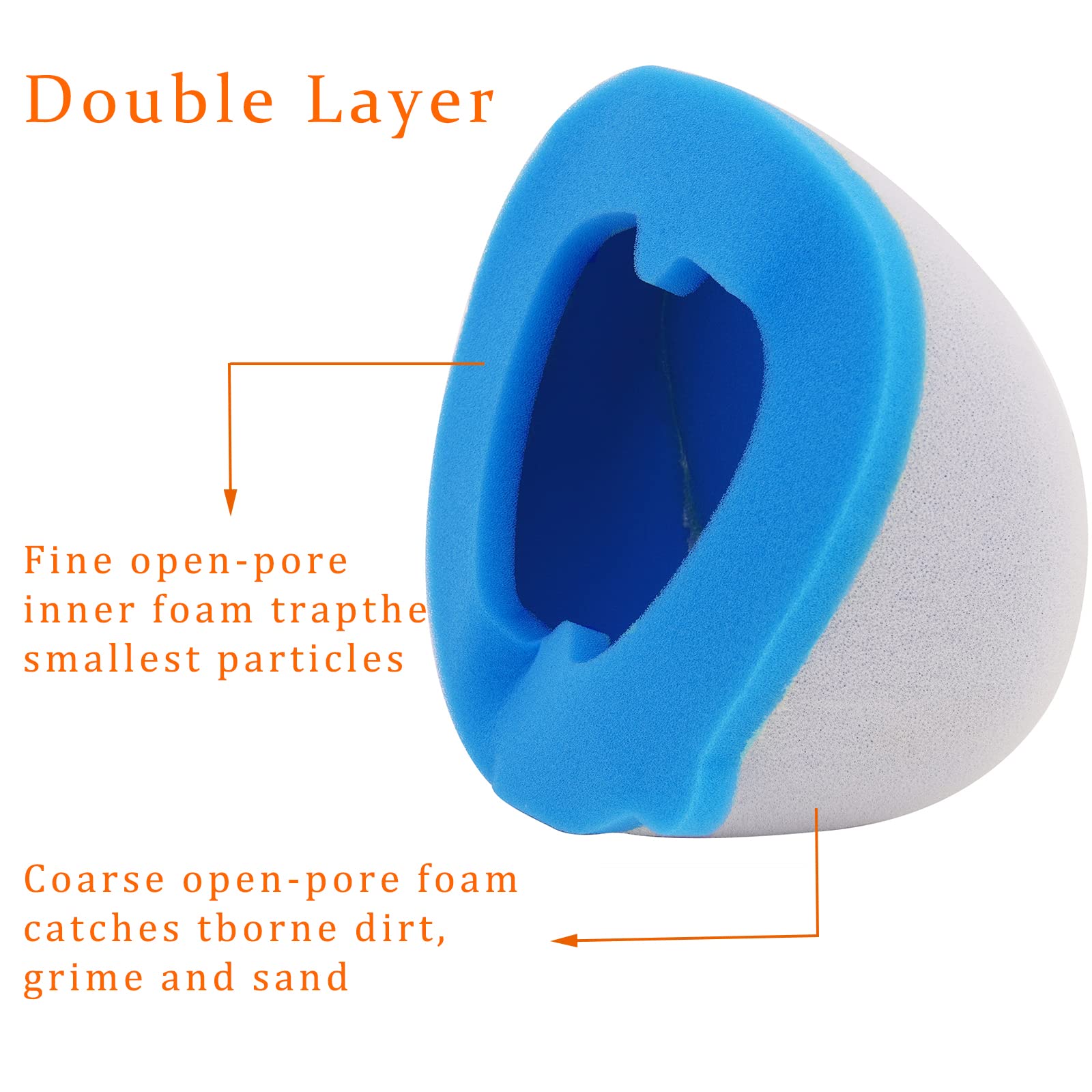 OuYi motorcycle air filter for CRF250R 2004-2009 /CRF250X 2004-2013 / CRF450R 2002-2008 / CRF450X 2005-2013 / Yamaha WR250F 2001