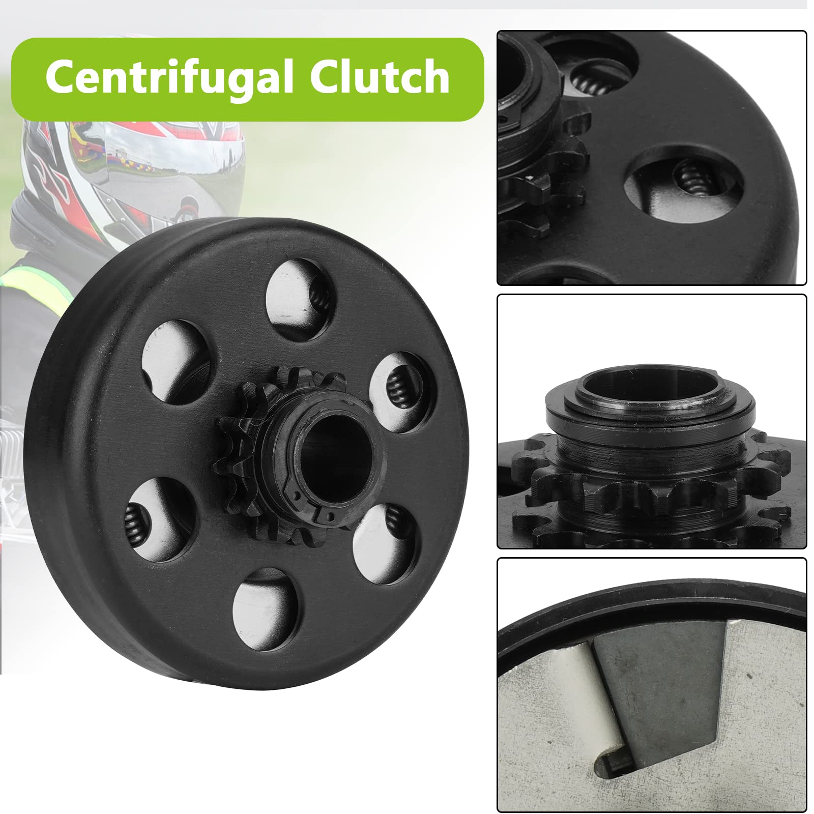 Go Kart Clutch For 2-6.5Hp Engine 3/4' Bore 12T #35 Chain Centrifugal Clutch Fit For Predator 212Cc,Honda Gc160 Gc190 Gx120,Go Kart, Minibike, Fun Kart